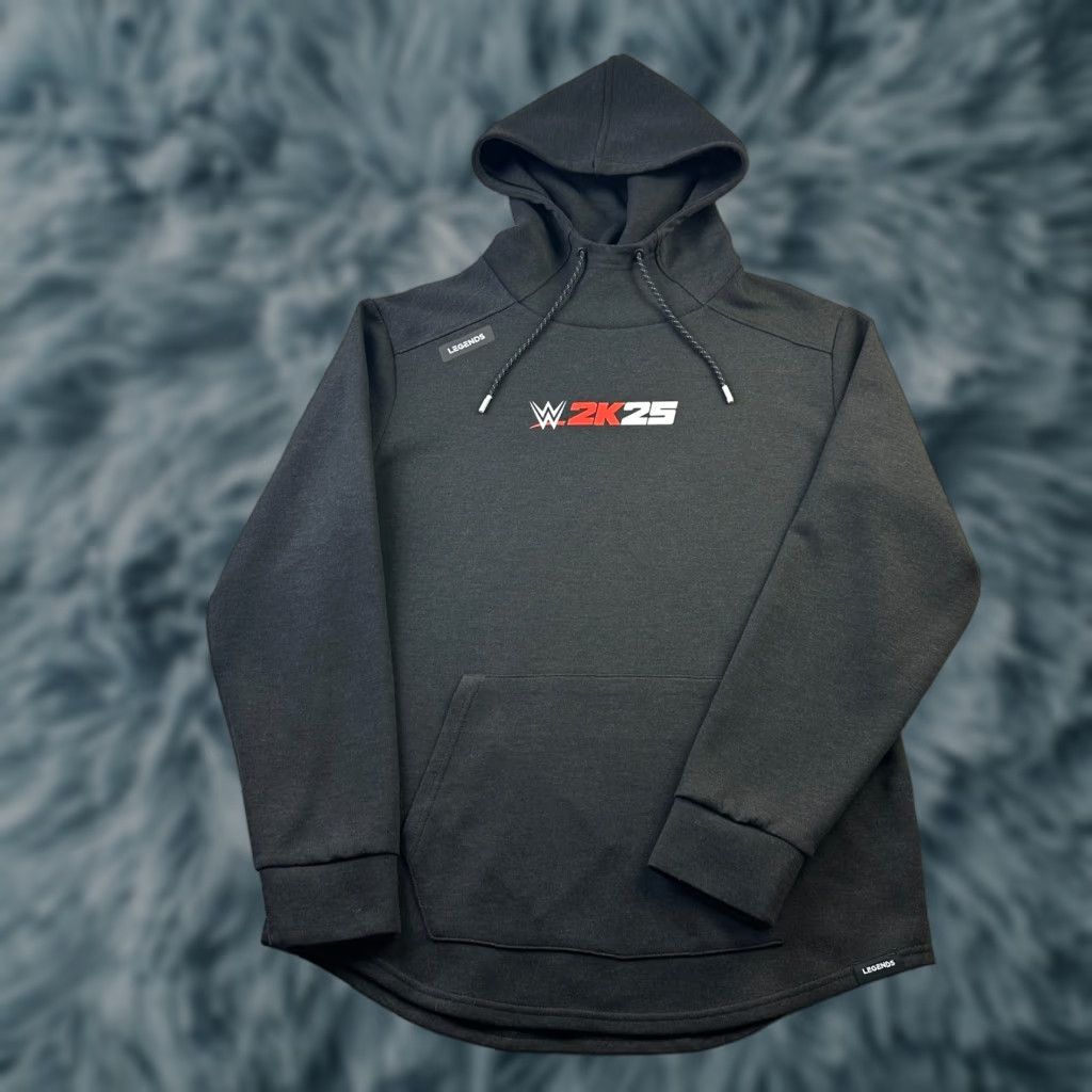 Vintage Legends Hoodie Mens Large Black Hawthorne Tech WWE 2k25 Sports Pullover Hooded Pockets Crew Neck Logo Size US L / EU 52-54 / 3 - 1 Thumbnail