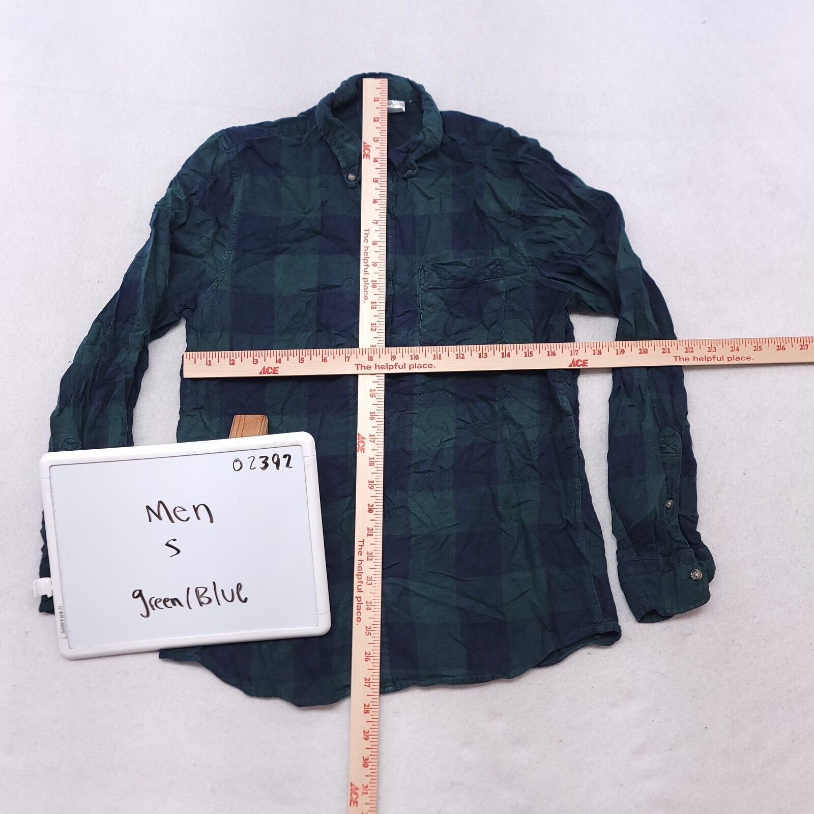H&M H&M Divided Buffalo Check Flannel Button Up Shirt Men Size S Size US S / EU 44-46 / 1 - 5 Thumbnail