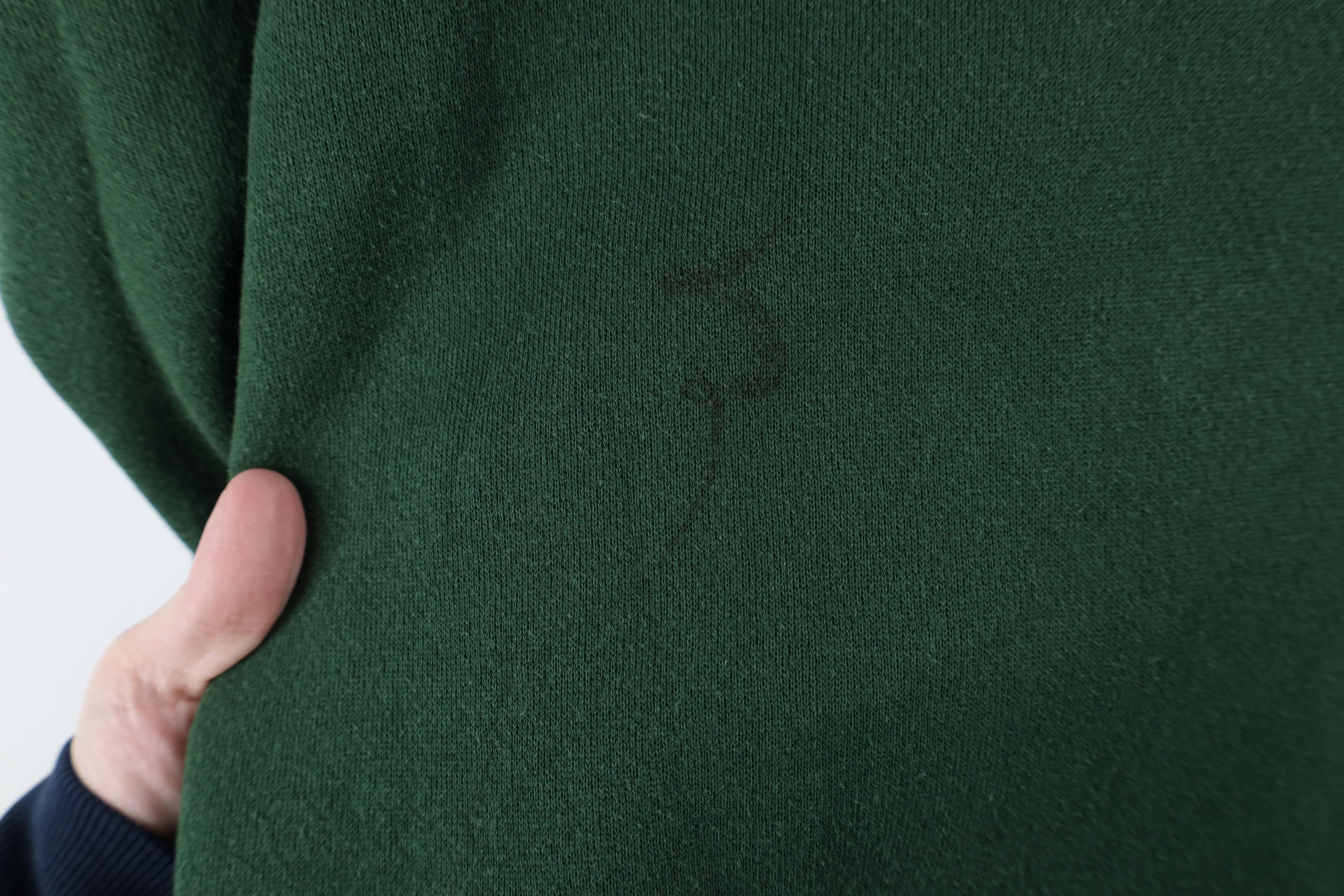 Vintage Vintage 90s Streetwear Blank Crewneck Sweatshirt Green USA Size US XL / EU 56 / 4 - 5 Thumbnail
