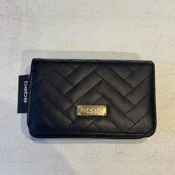 Bebe NWT BEBE SOPHIA BLACK SMALL CROSSBODY Size ONE SIZE - 1 Thumbnail