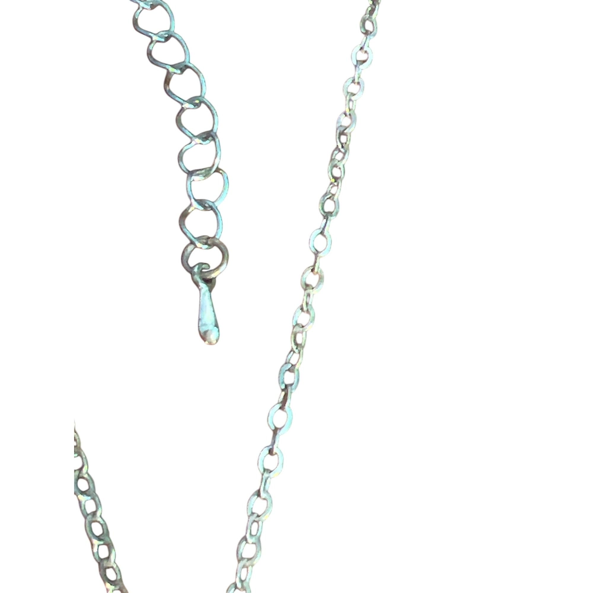 Other Gold Chain Necklace Clear Quartz Crystal Pendant 3 Spears Bo Size ONE SIZE - 3 Thumbnail