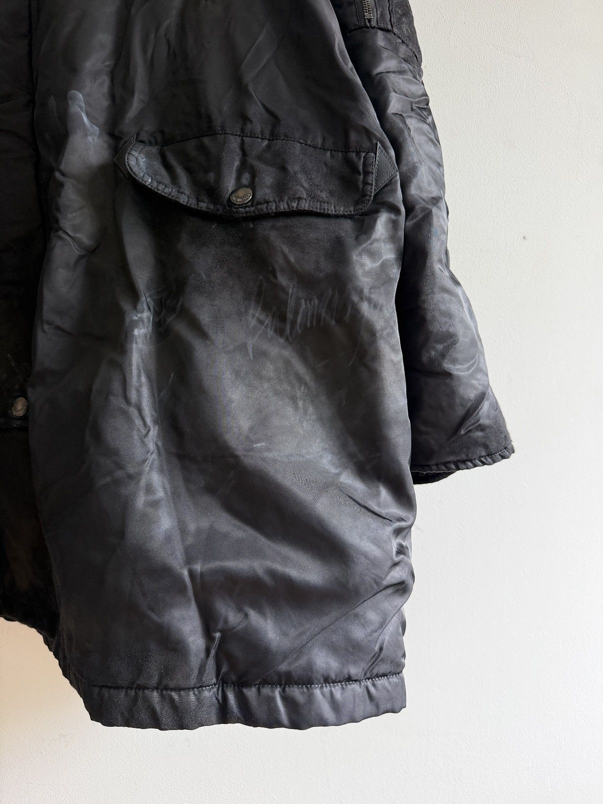 Balenciaga Fall 23 Distressed Graffiti Parka (48) Size US M / EU 48-50 / 2 - 5 Thumbnail