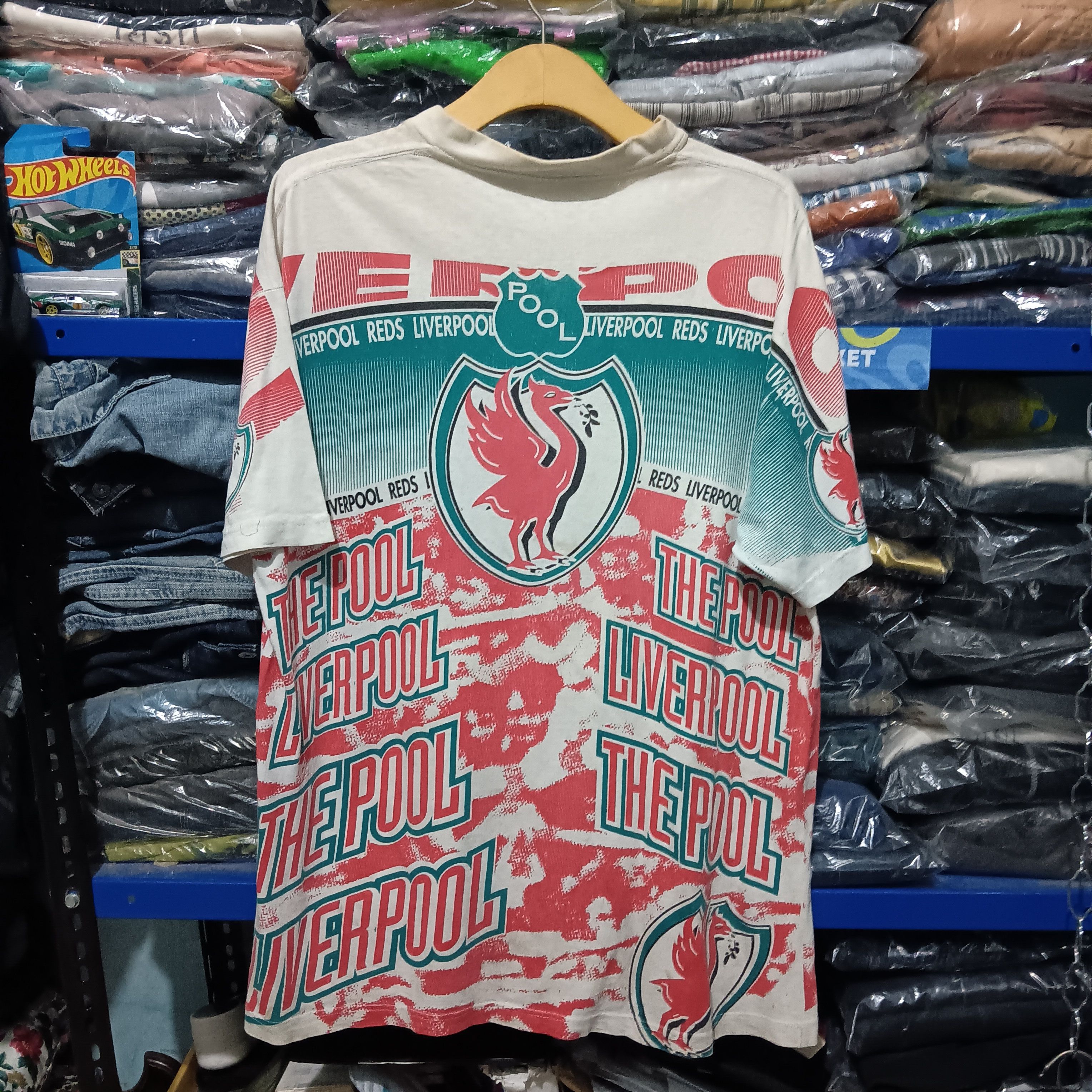 Vintage Vintage Liverpool full print t-shirt Size US XL / EU 56 / 4 - 5 Thumbnail