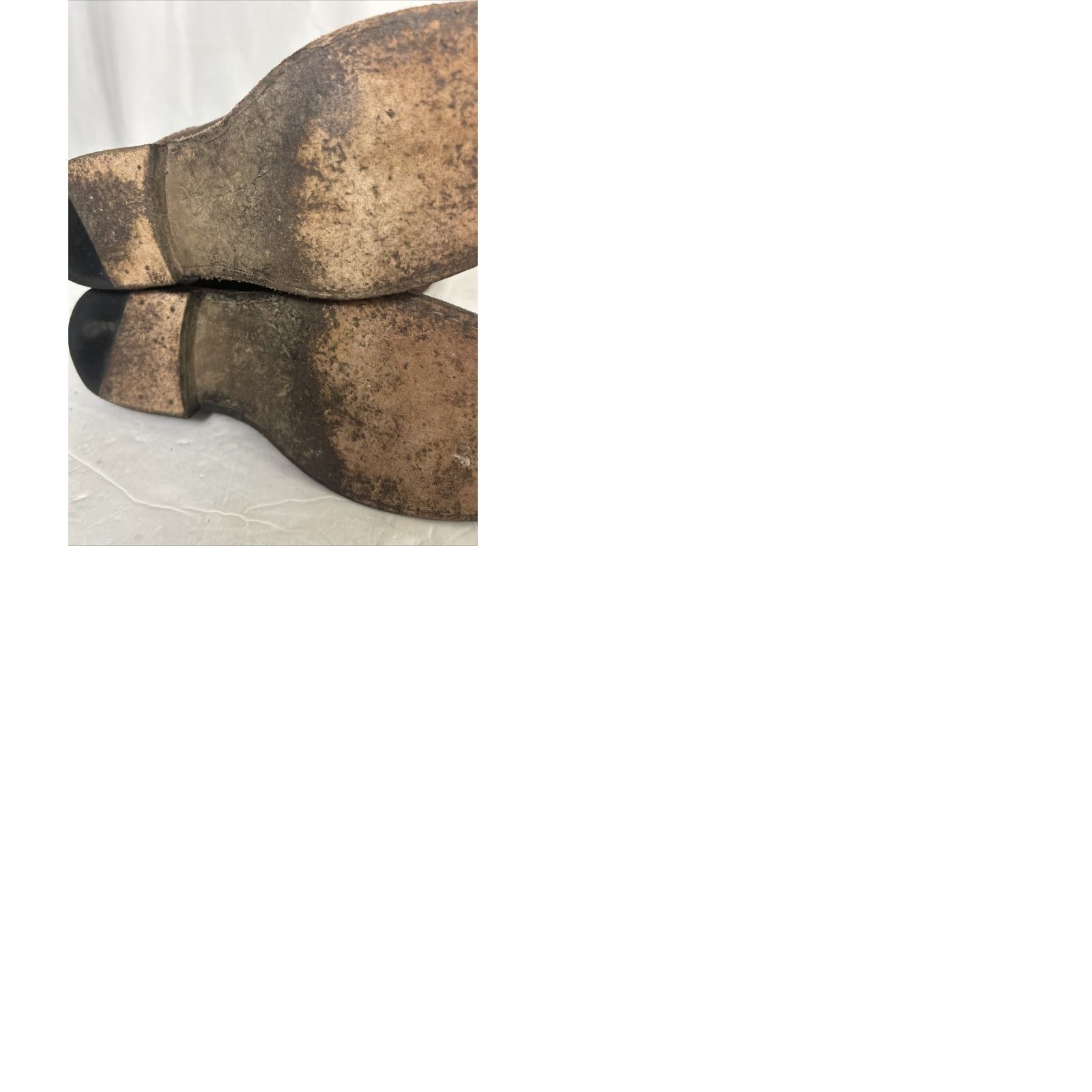 Frye Frye Phillip Riding Boots Brown Leather Womens Size 7 Ankle Zip Flaw Strap Size US 7 / IT 37 - 12 Thumbnail