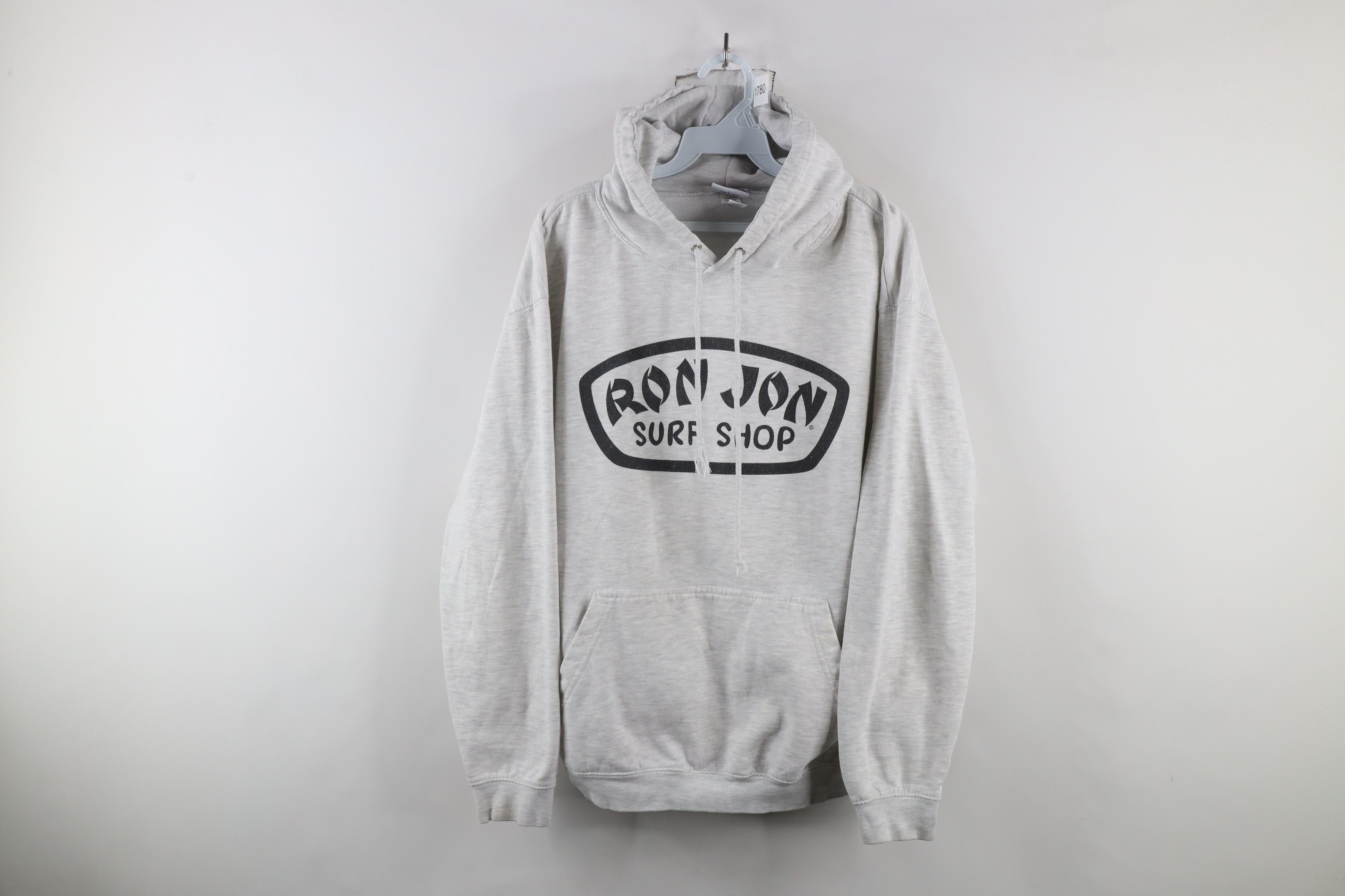 Vintage Vintage Ron Jon Surf Shop Spell Out Big Logo Hoodie Gray Size US L / EU 52-54 / 3 - 1 Thumbnail
