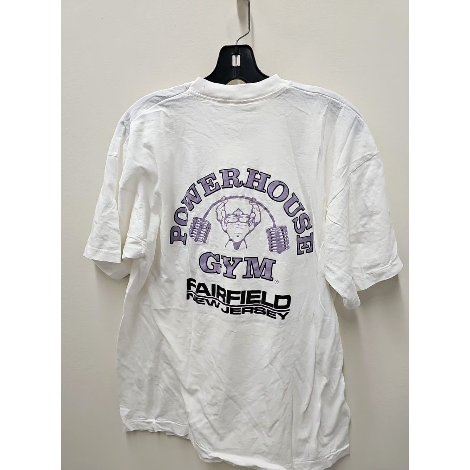 Vintage VINTAGE Screen Stars T-Shirt Mens XL White Cotton Crew Neck Short Sleeve Sports Edgе Distressed USA Fairfield New Jersey 90s Size US XL / EU 56 / 4 - 5 Thumbnail
