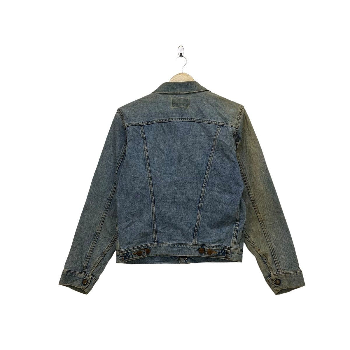 Vintage × Wrangler 💥Japanese Brand Wrangler Trucker Jacket Size M / US 6-8 / IT 42-44 - 2 Thumbnail