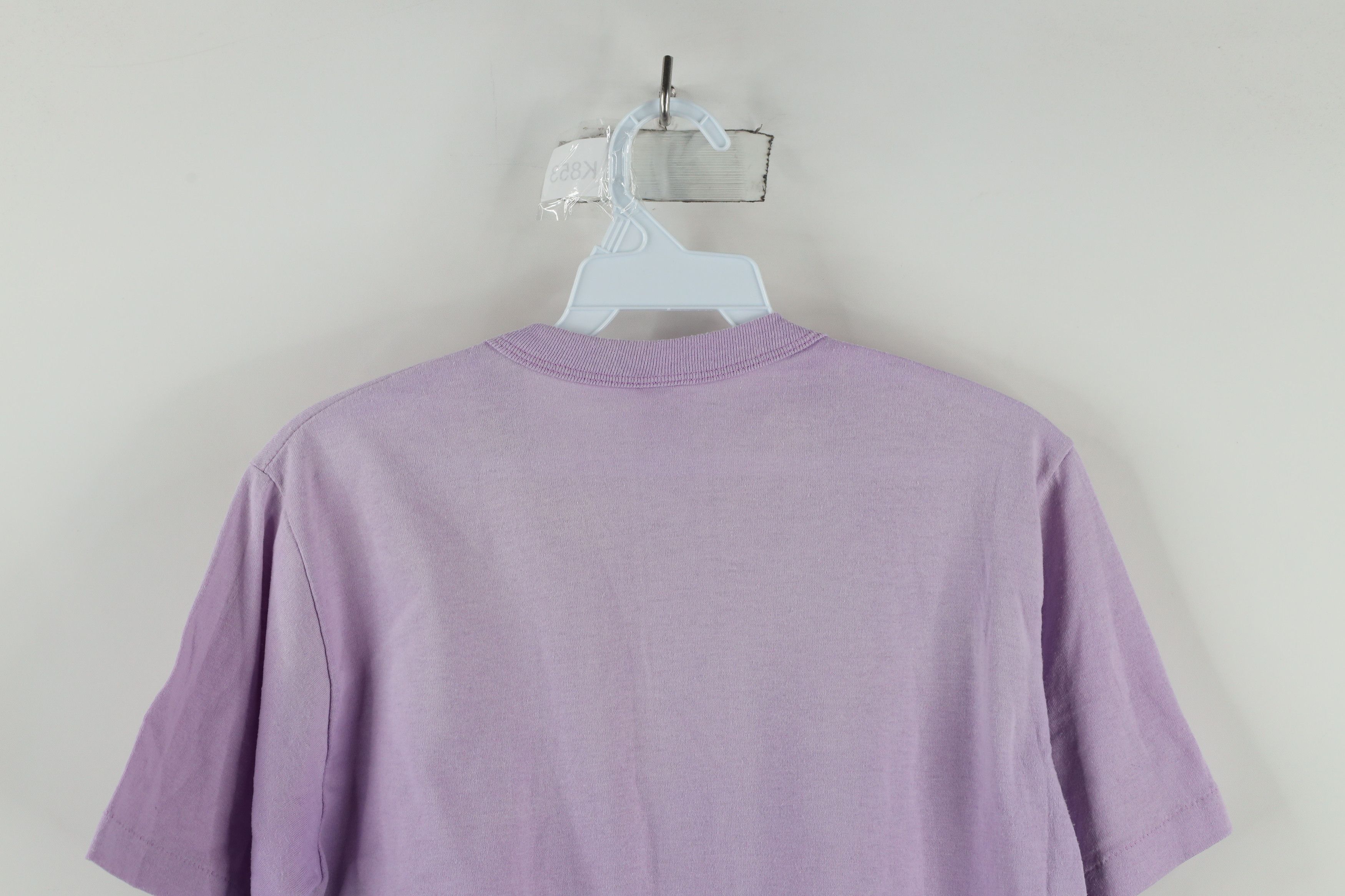 Vintage Vintage 70s Streetwear Blank Cropped T-Shirt Purple USA Size M / US 6-8 / IT 42-44 - 8 Thumbnail