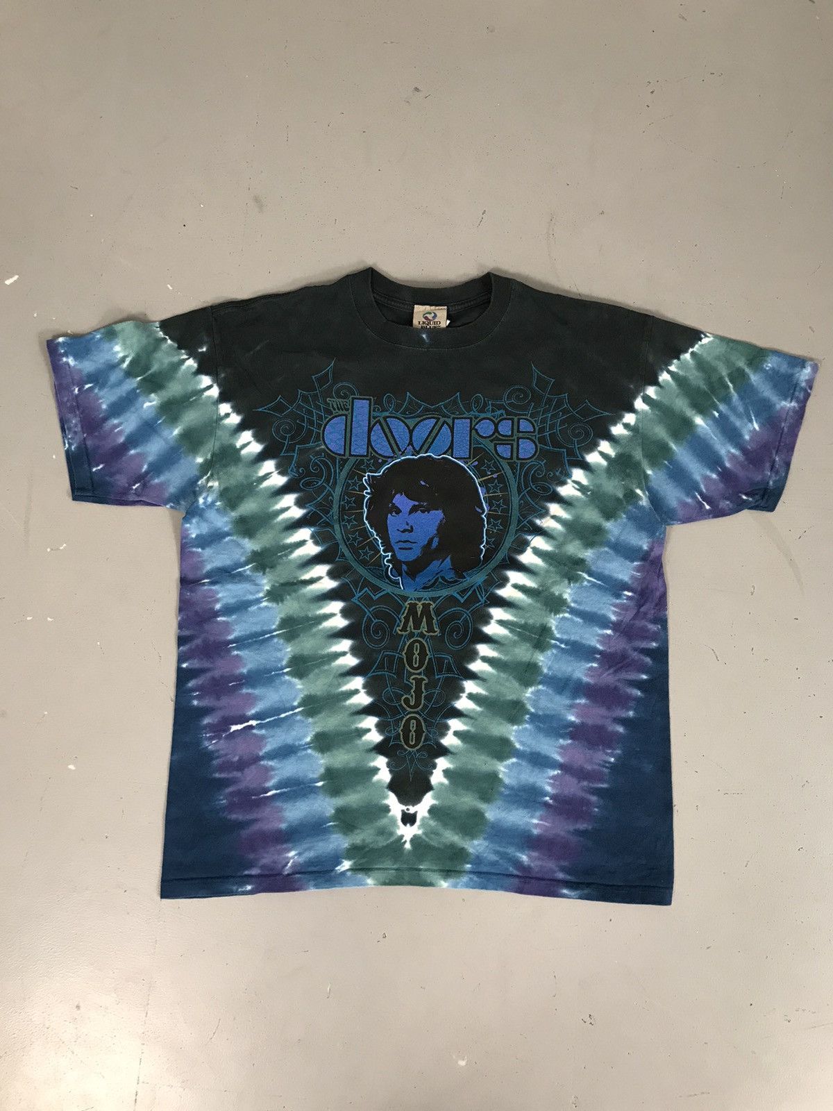 Deals Vintage Liquid Blue The Doors Band T-Shirt