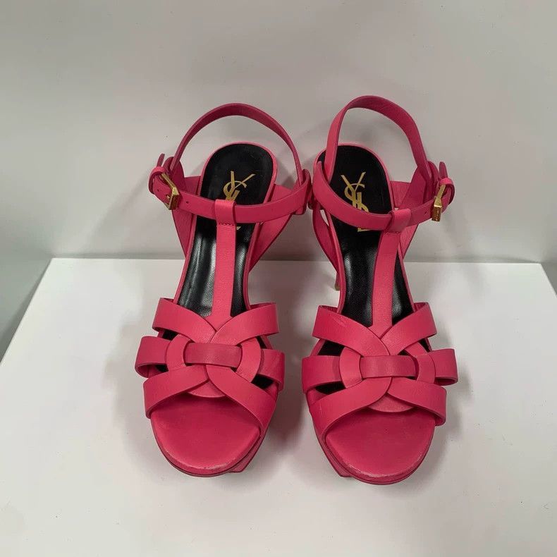 Saint Laurent Paris Pink Stiletto Heels by Saint Laurent-2507 Size US 6 / IT 36 - 1 Thumbnail