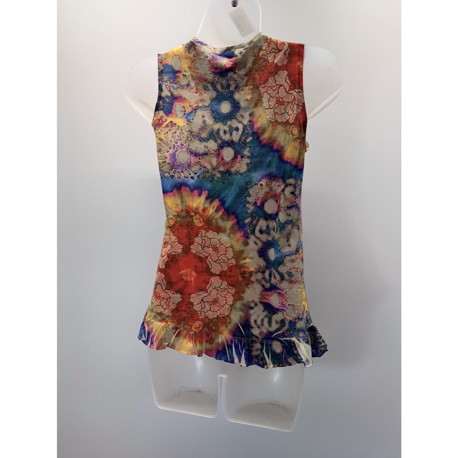 Chelsea Soccer Chelsea & Violet Top XS Floral Sleeveless Print Tank Size XS / US 0-2 / IT 36-38 - 3 Thumbnail
