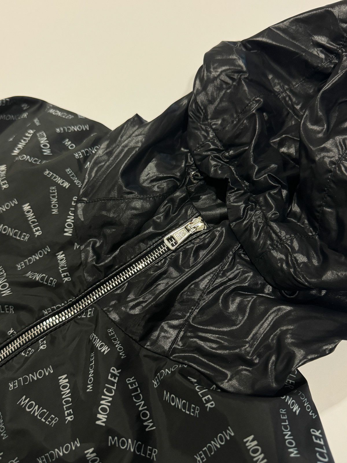 Moncler Moncler Gidayu Logo Print Nylon Jacket Size US L / EU 52-54 / 3 - 4 Thumbnail