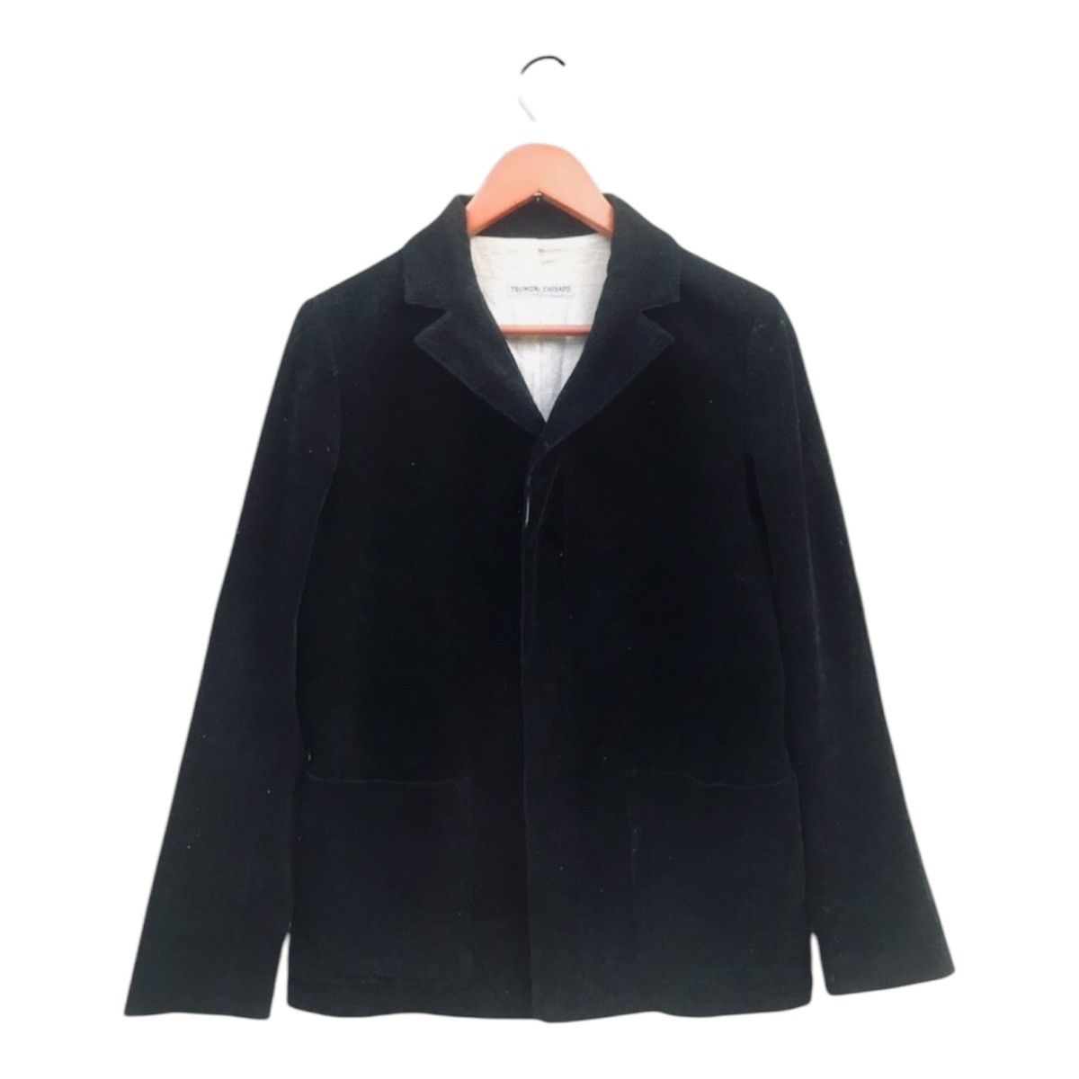 Issey Miyake × Japanese Brand × Tsumori Chisato 🔥Rare🔥Tsumori Chisato Black Velvet Corduroy Chore Jacket Size US M / EU 48-50 / 2 - 1 Thumbnail