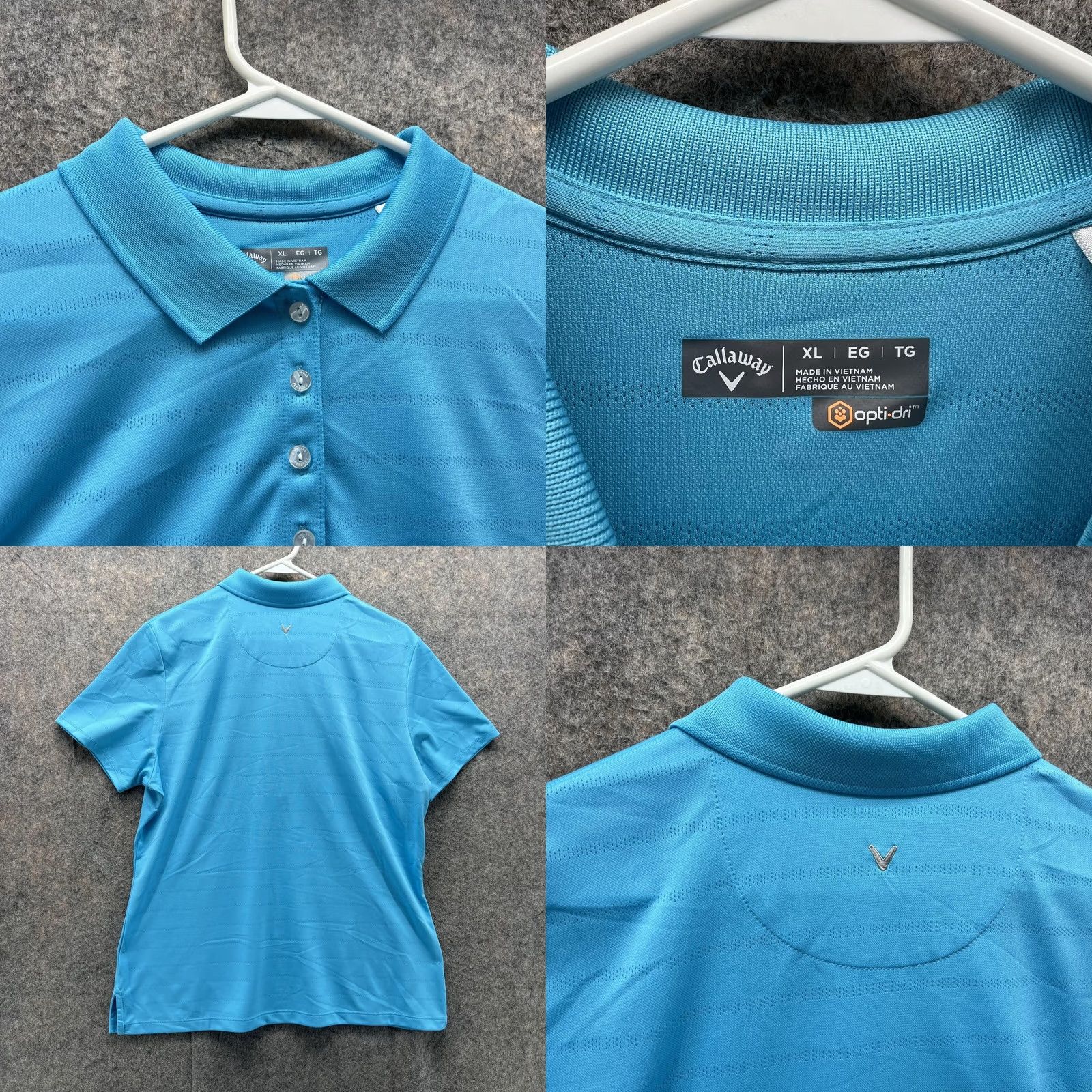 Callaway VINTAGE: No Callaway Polo Shirt Women XL Blue Golf Outdoors Polyester Polo Shirt Women XL Blue Golf Outdoors Polyester Size XL / US 12-14 / IT 48-50 - 8 Thumbnail
