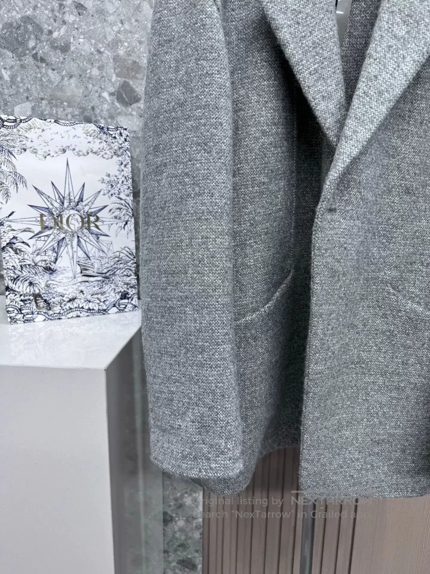 Dior Dior 2024 Autumn Winter Gray Wool Coat. Size US L / EU 52-54 / 3 - 4 Thumbnail