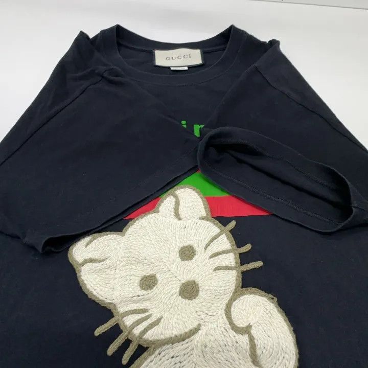 Gucci Gucci Cat Cartoon Graphic Short Sleeve T-Shirt-2507 Size XS / US 0-2 / IT 36-38 - 9 Thumbnail