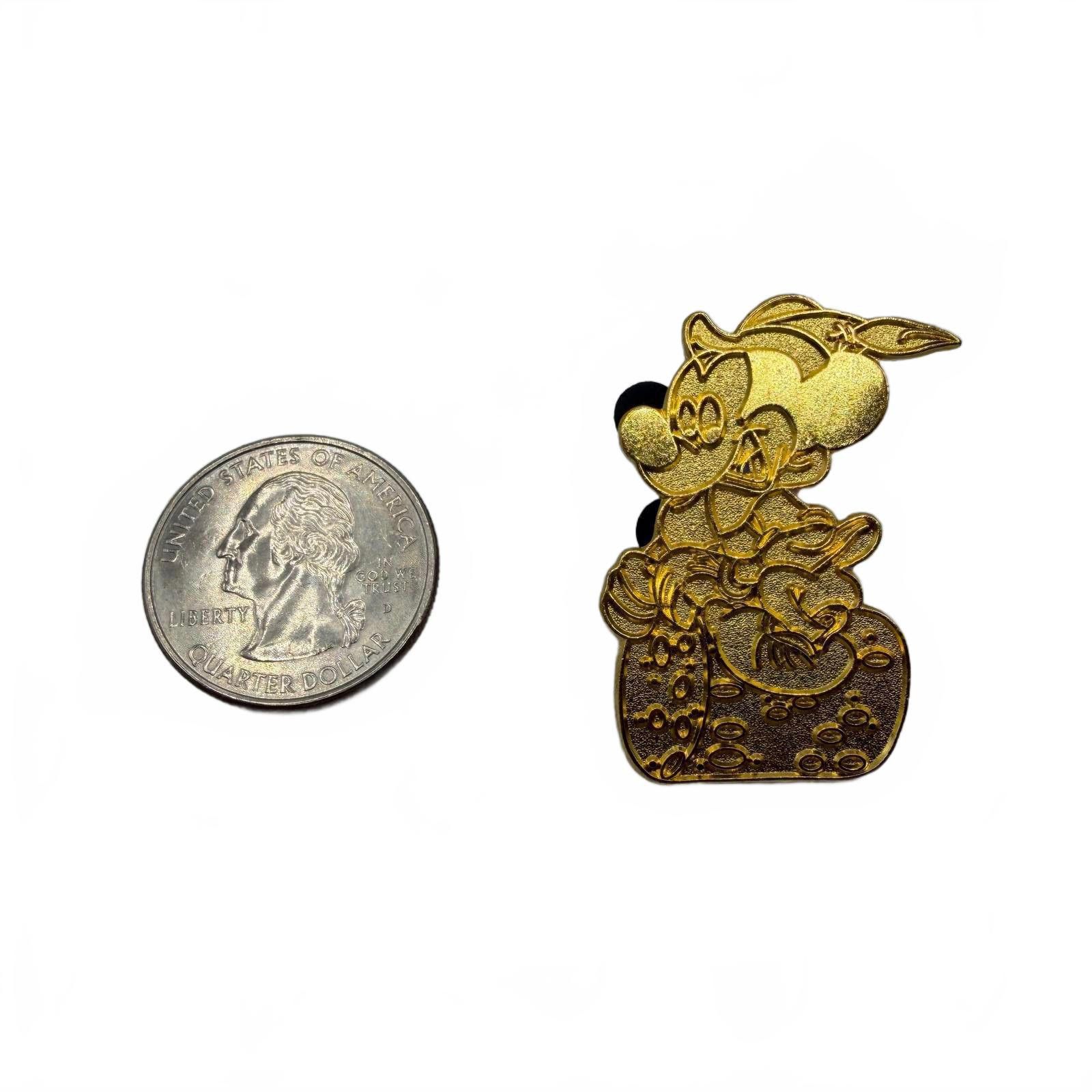 Disney Disney Pin - Gold Mickey Mouse on a Cork Chaser Size ONE SIZE - 3 Thumbnail
