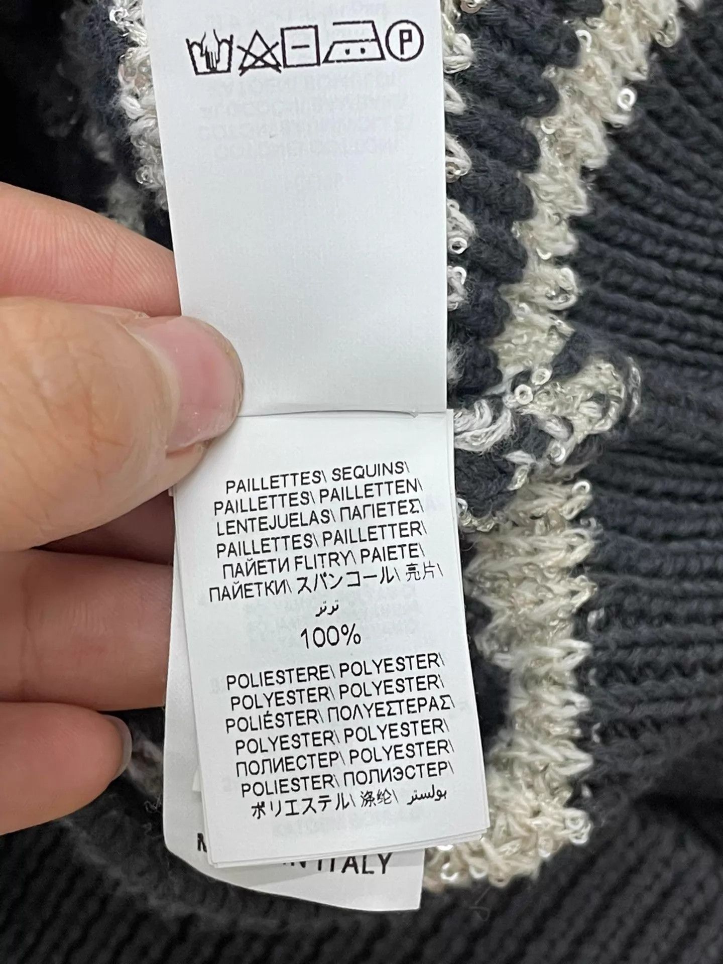 Brunello Cucinelli Brunello Cucinelli Sequin CB Stripe Knit Cardi XS Size XS / US 0-2 / IT 36-38 - 6 Thumbnail