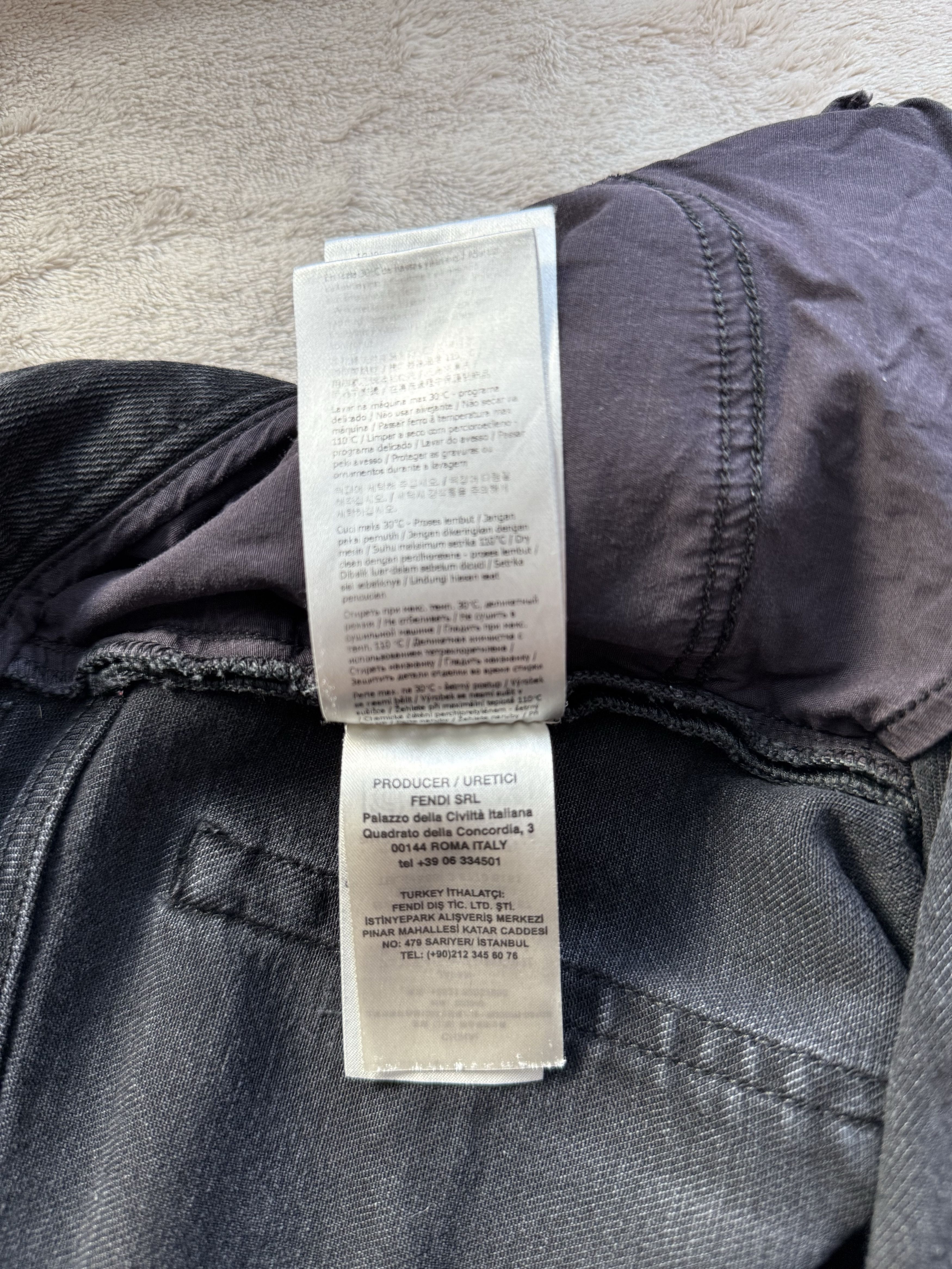 Fendi Fendi black men`s jeans Size US 34 / EU 50 - 15 Thumbnail