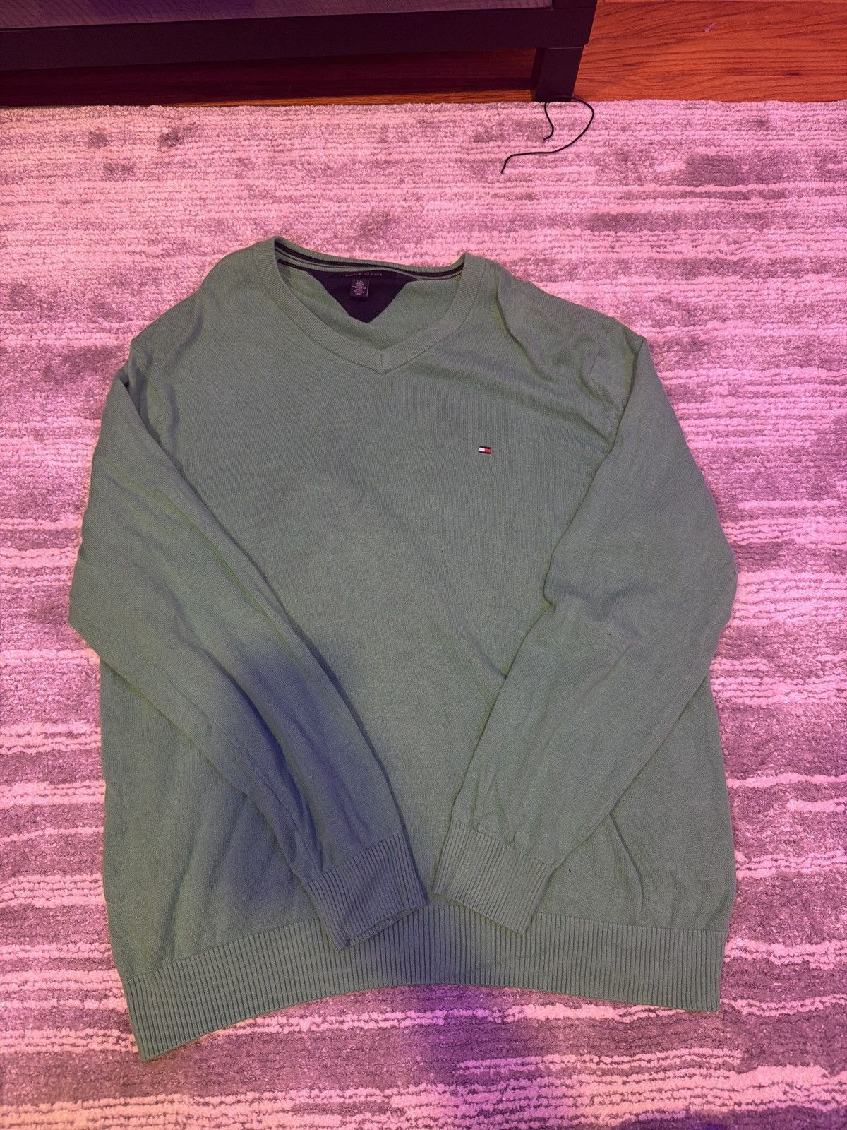 Tommy Hilfiger Tommy Hilfiger Grass Green Long Sleeve Shirt Size US XL / EU 56 / 4 - 1 Thumbnail