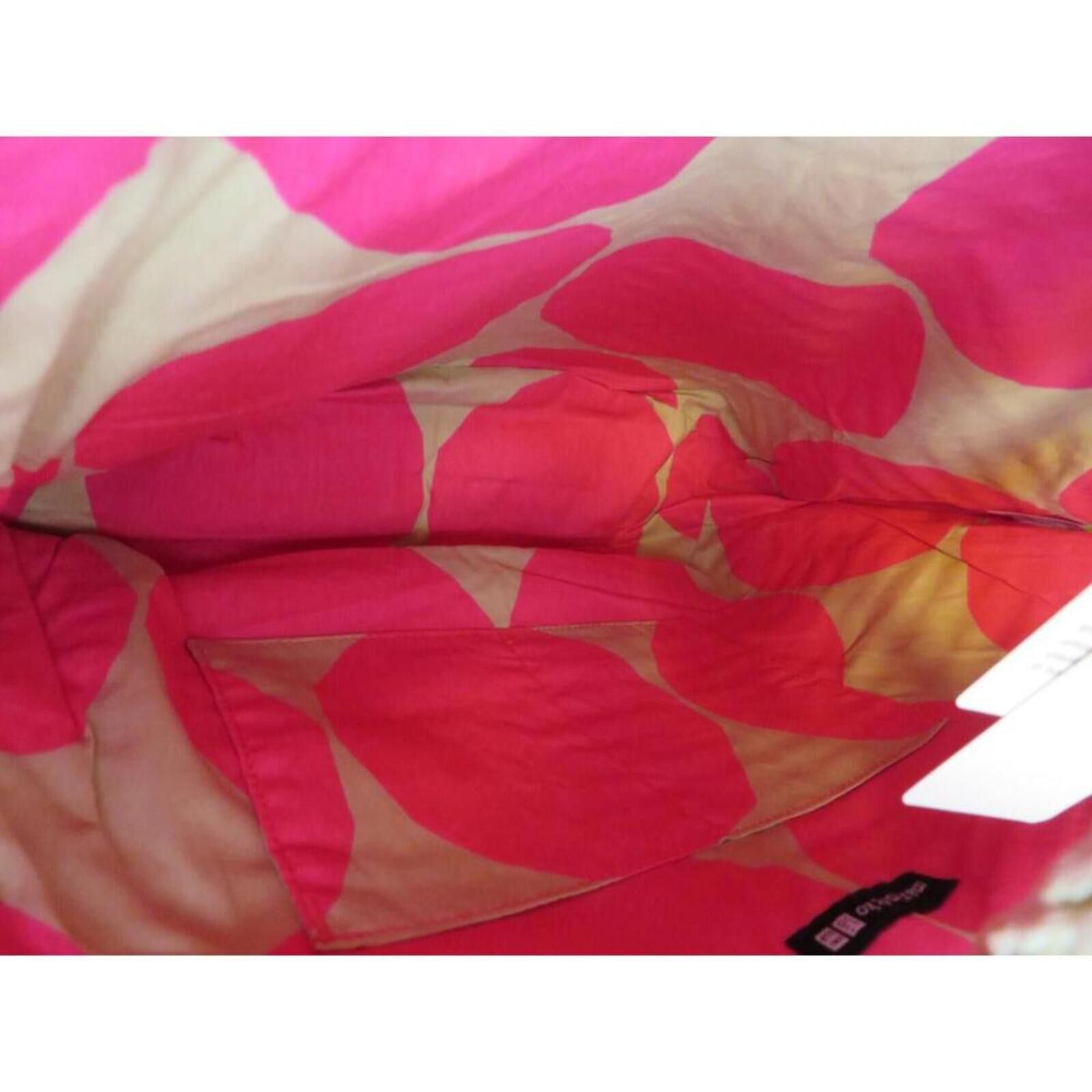 Other Marimekko Uniqlo Tote Bag Natural Pink Dots NWT Size ONE SIZE - 6 Thumbnail