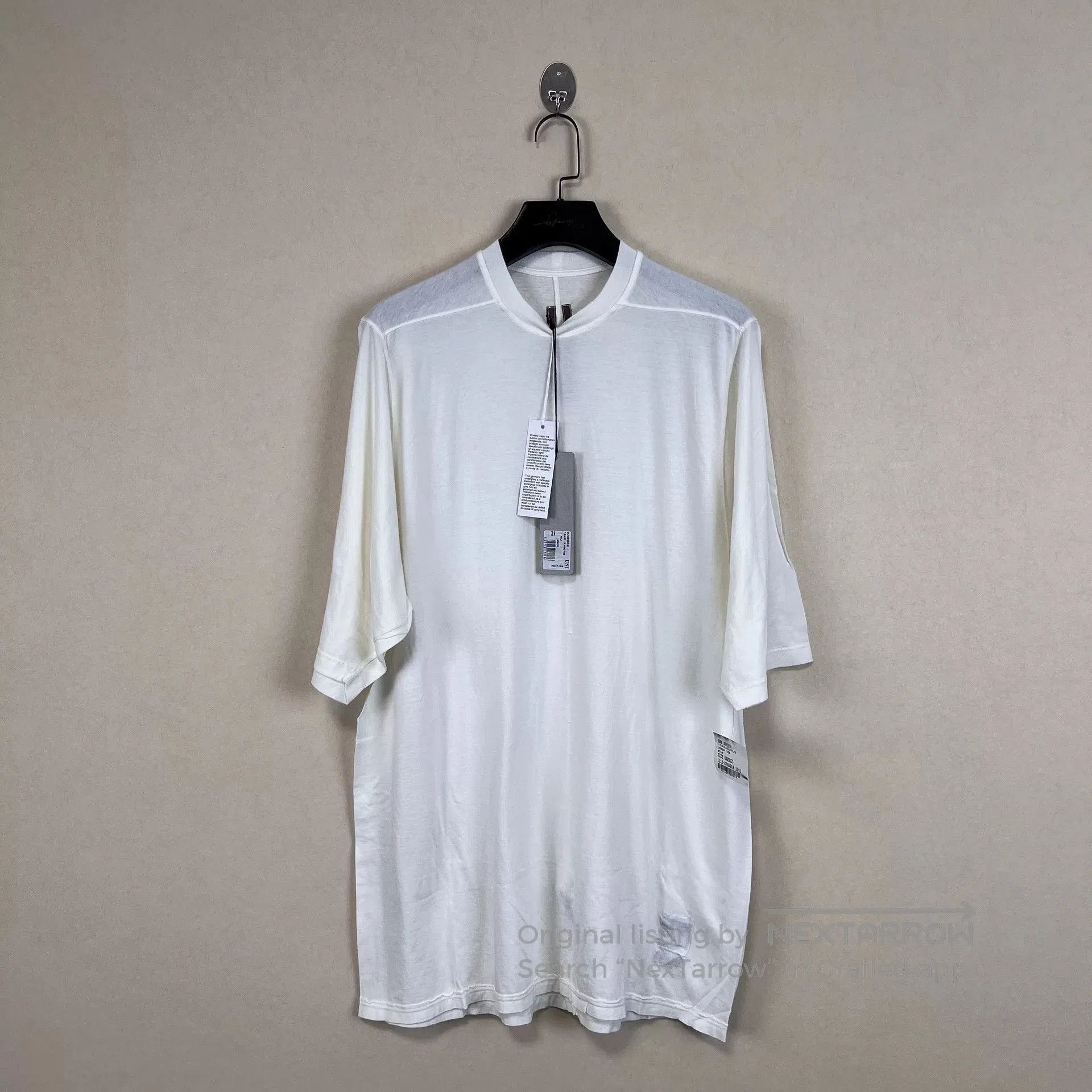 Rick Owens rick owens classic white short sleeve t-shirt. Size US M / EU 48-50 / 2 - 1 Thumbnail