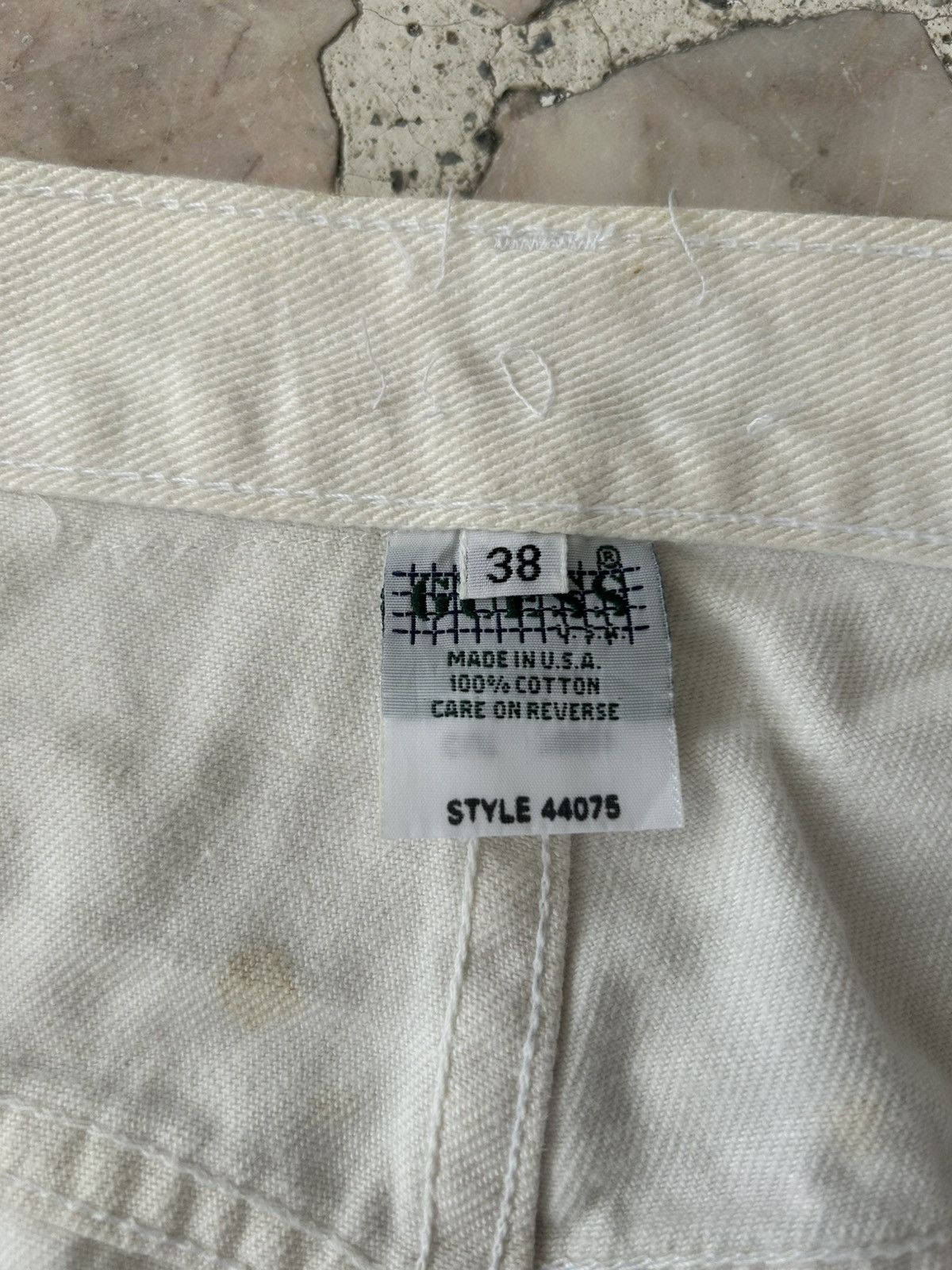 Guess Guess USA Denim White Vintage Size US 37 - 11 Thumbnail
