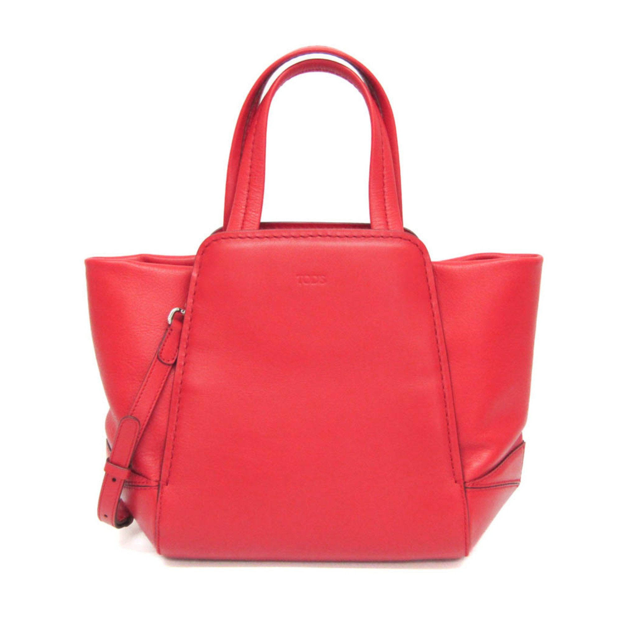 Tod's Tod's Women's Leather Handbag,Shoulder Bag Red Color Size ONE SIZE - 1 Thumbnail