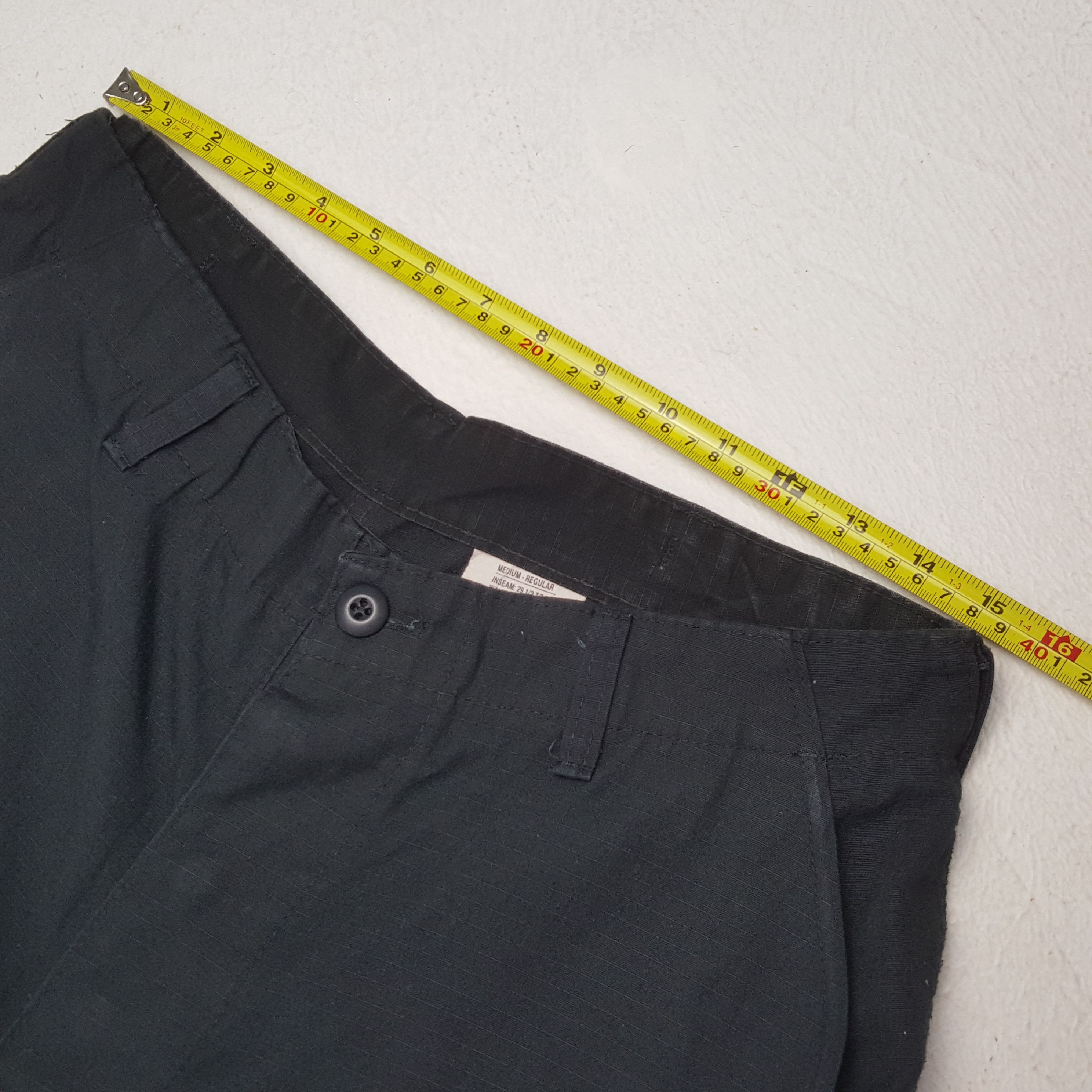 Vintage Black Cargo Style Streetwear Pants RR9 Size US 30 / EU 46 - 7 Thumbnail