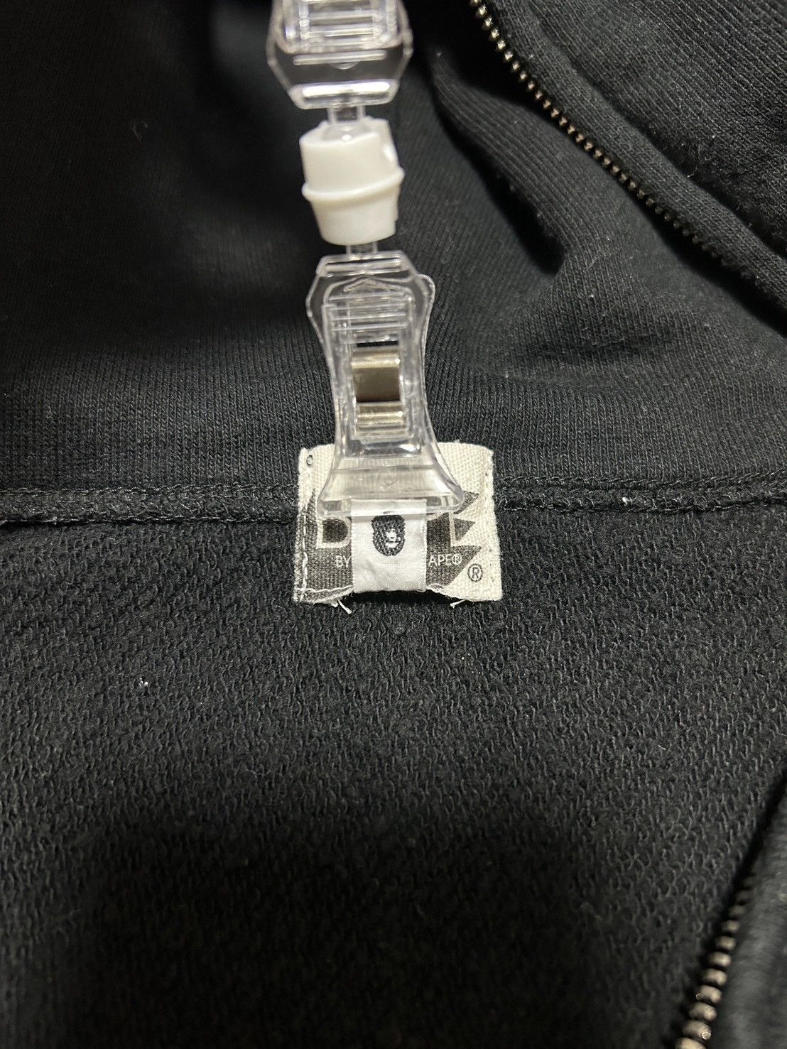 Bape OG Bape Black College Color Logo Full Zip Hoodie Size US L / EU 52-54 / 3 - 5 Thumbnail