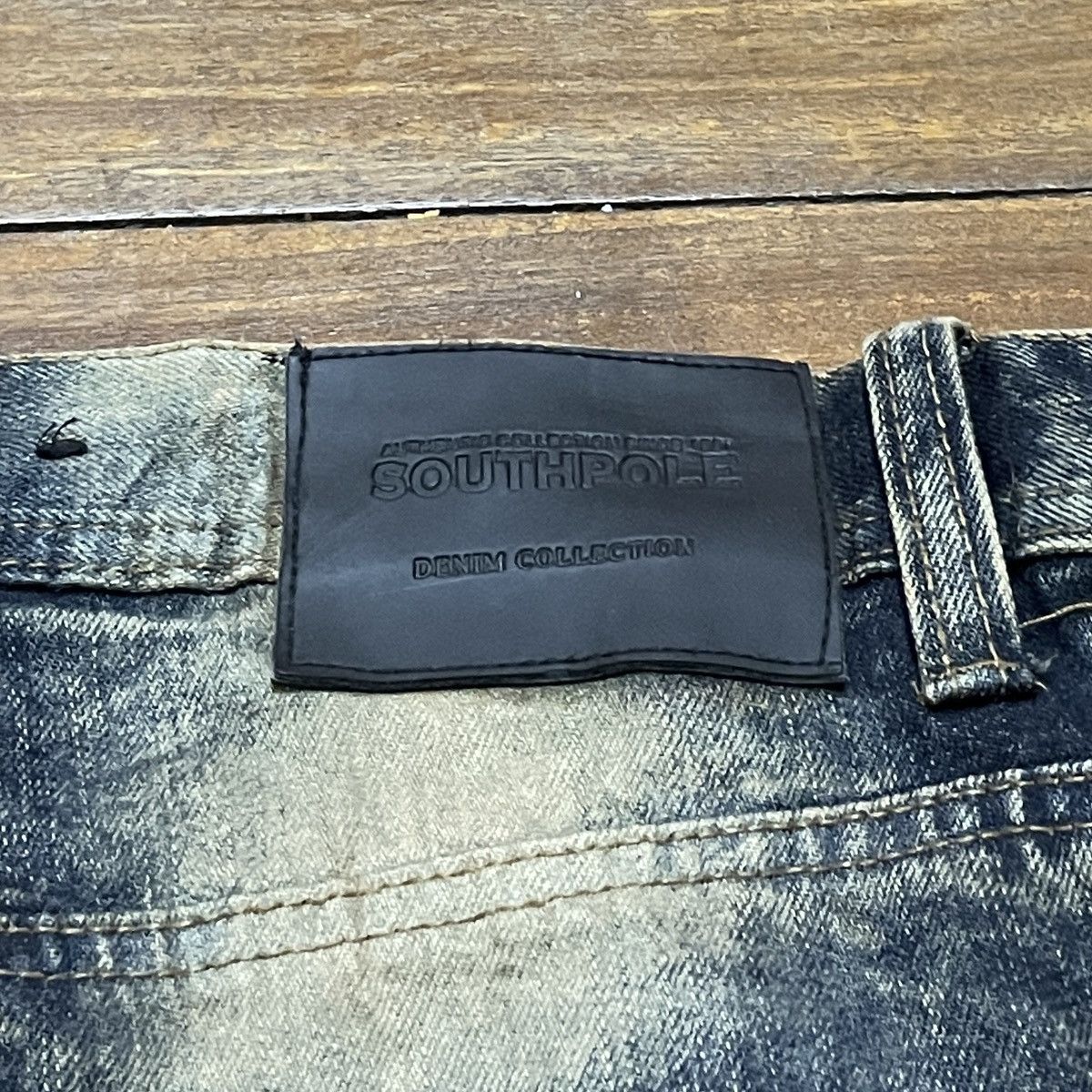 Southpole Rare Design Vintage Brand South Pole Distressed Jeans 2000s Size US 34 / EU 50 - 9 Thumbnail