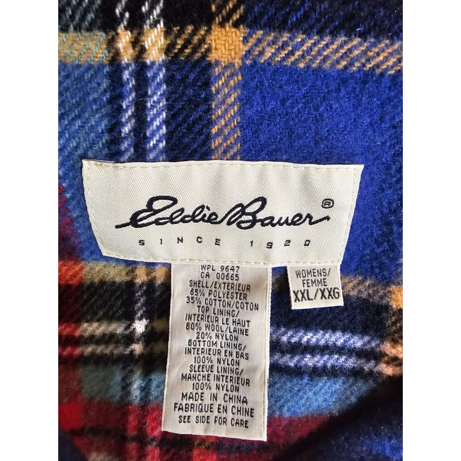 Eddie Bauer VINTAGE Eddie Bauer Parka Wool Blanket Lined Hooded Mountain Cream Womens 2XL Coat / Jacket 90s Outdoor Winter Womens Size XXL / US 16-18 / IT 52-54 - 4 Thumbnail