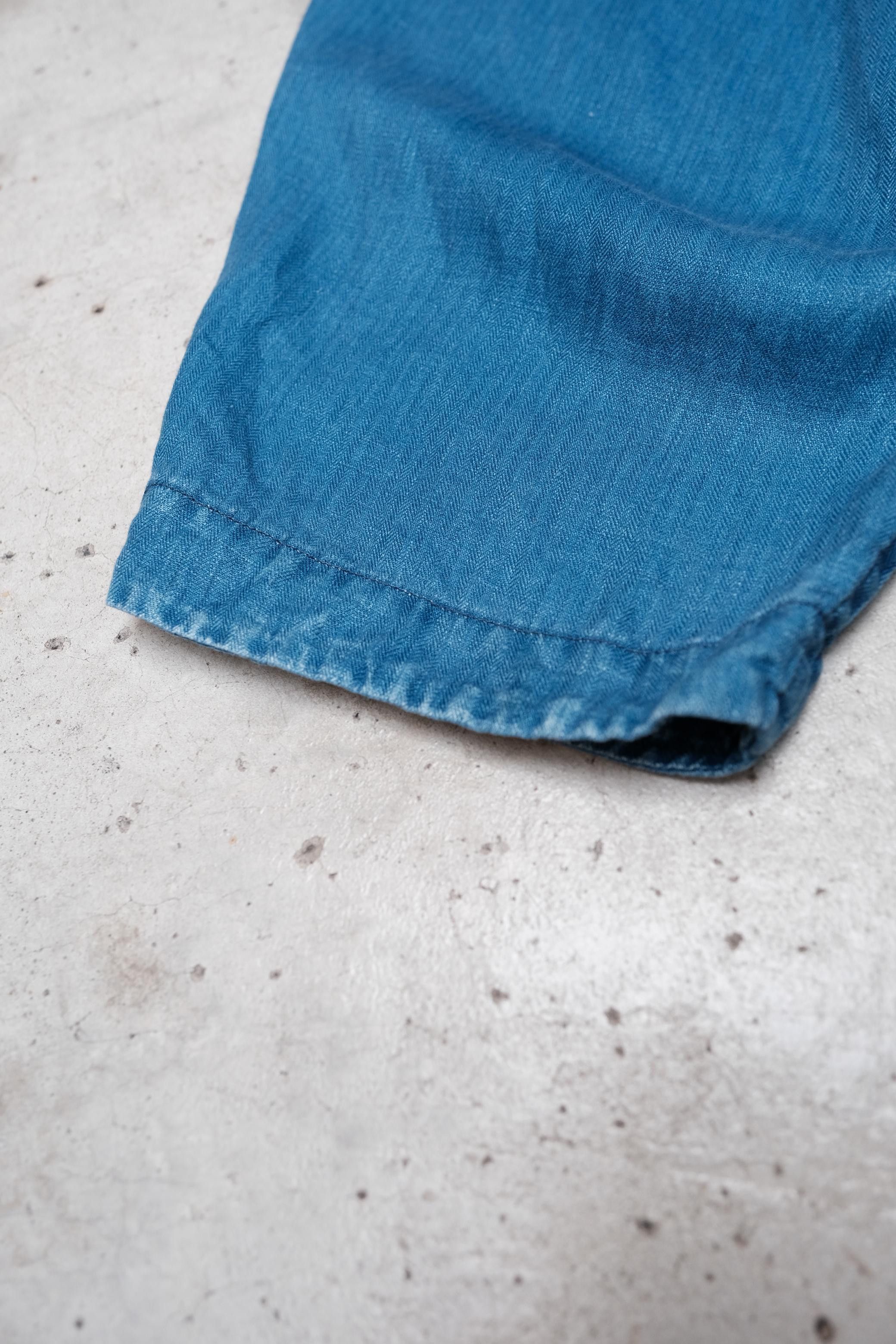 Porter Classic PORTER CLASSIC indigo linen wide bebop pants Size US 33 - 8 Thumbnail