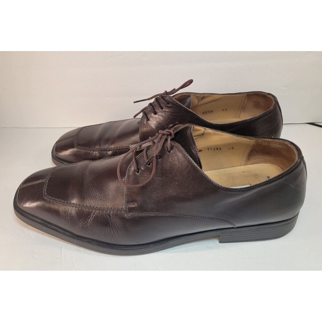 Mezlan Split Toe Oxford MEZLAN PICARDIE BROWN LEATHER LACE  display picture 2