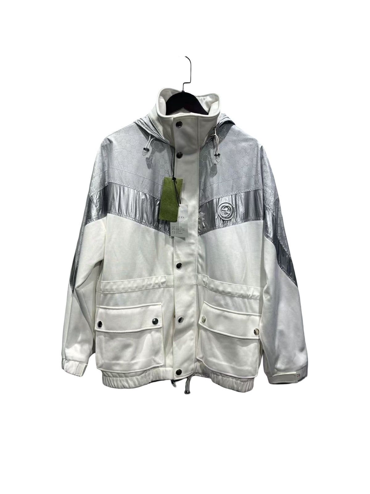 Gucci Gucci Interlocking-G Technical Nylon Jacket Size M / US 6-8 / IT 42-44 - 1 Thumbnail