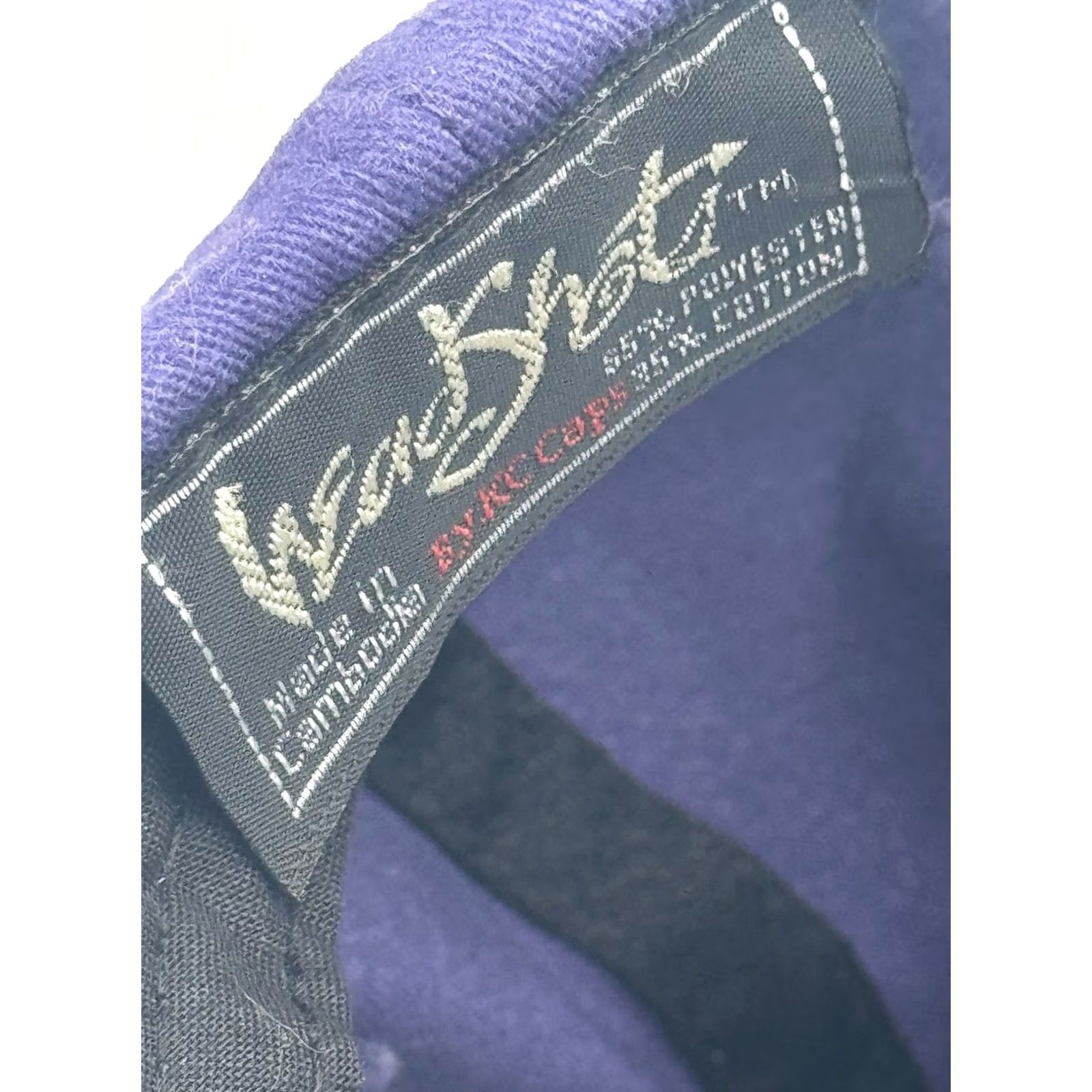 Vintage Crown Royal Baseball Cap Hat Purple Adjustable Solid Men Splitback Wrapback One-Size Cap Size ONE SIZE - 6 Thumbnail