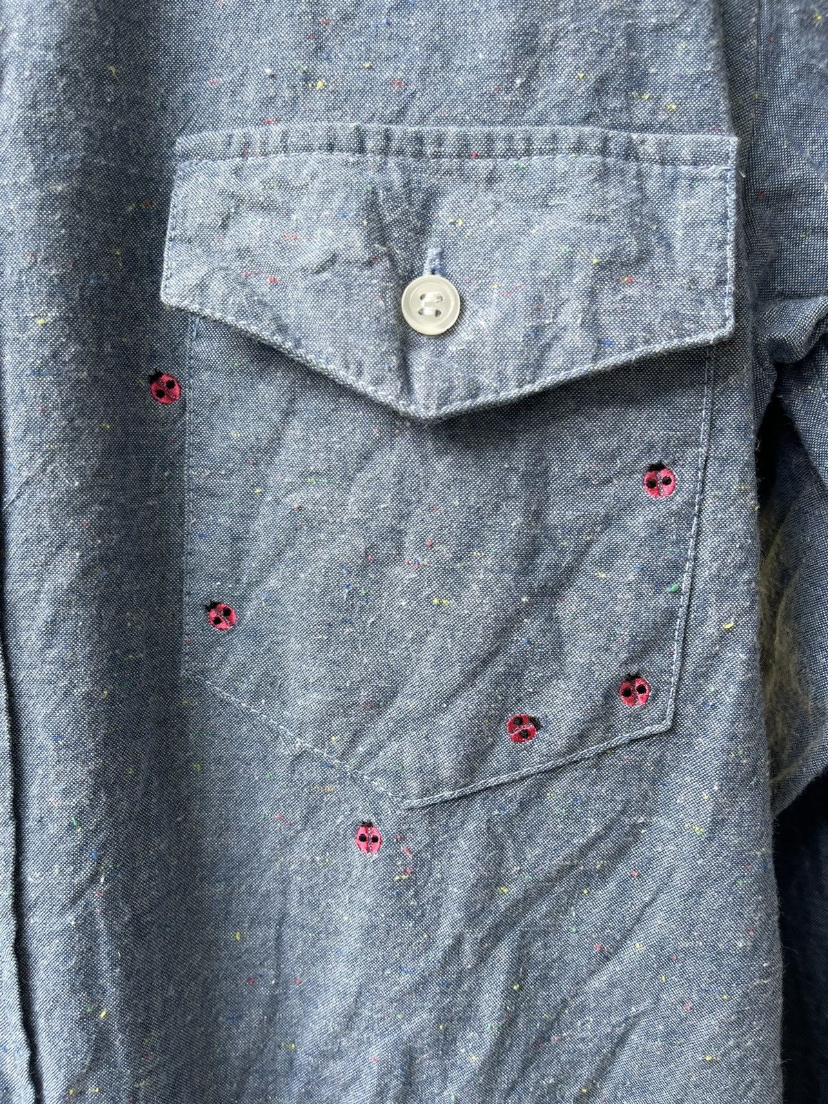 Issey Miyake × Japanese Brand × Tsumori Chisato Tsumori Chisato chambray Long Sleeve 📸 Size US S / EU 44-46 / 1 - 6 Thumbnail