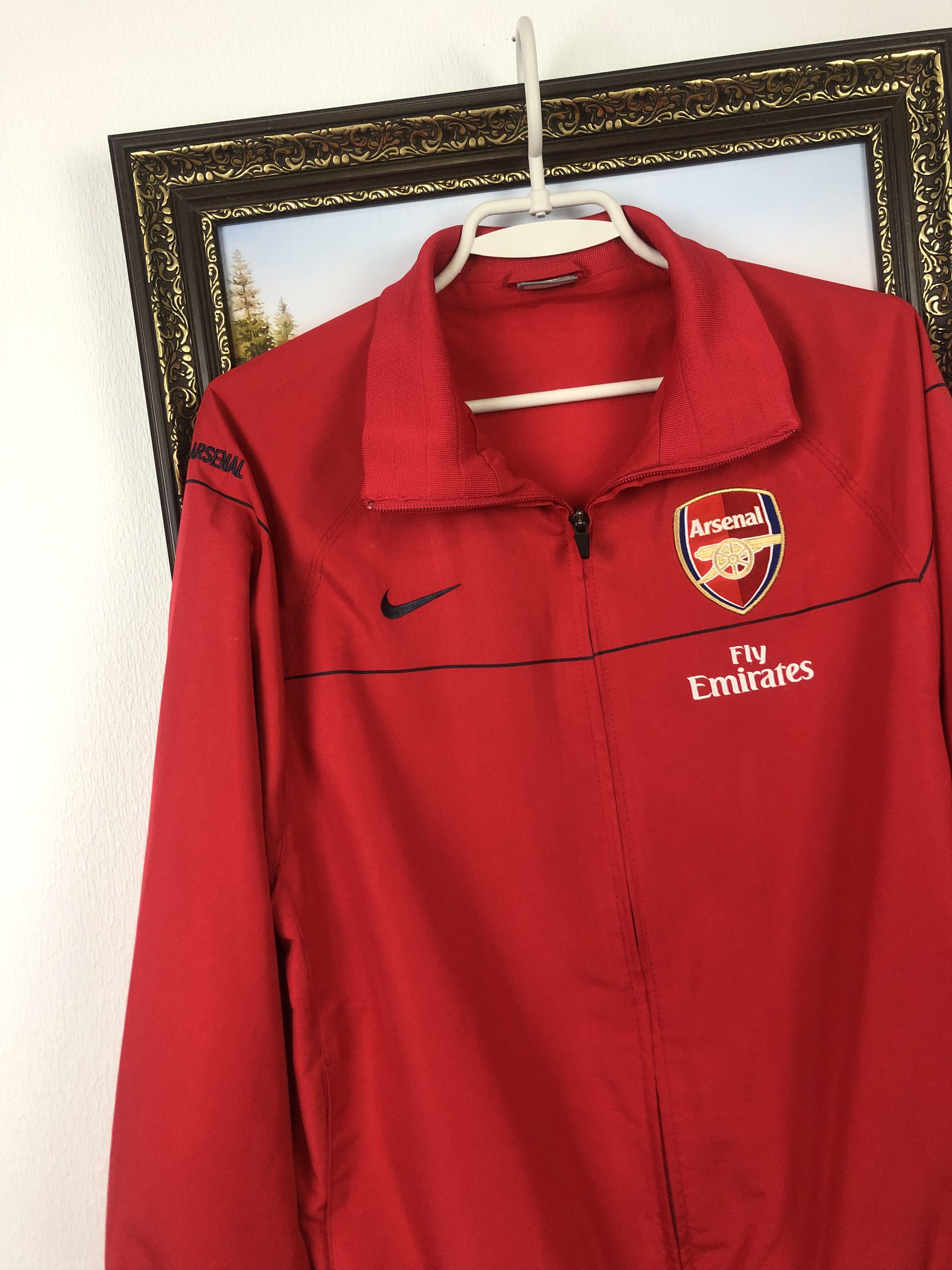 Nike Vintage Arsenal Football Soccer Jacket Gunners Track Top Size US M / EU 48-50 / 2 - 3 Thumbnail