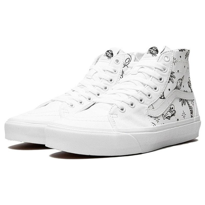Vans VANS MEN'S 11.5 SK8 HI TAPERED UNIDENTIFIED U PAINT WHITE Size US 11.5 / EU 44-45 - 2 Thumbnail