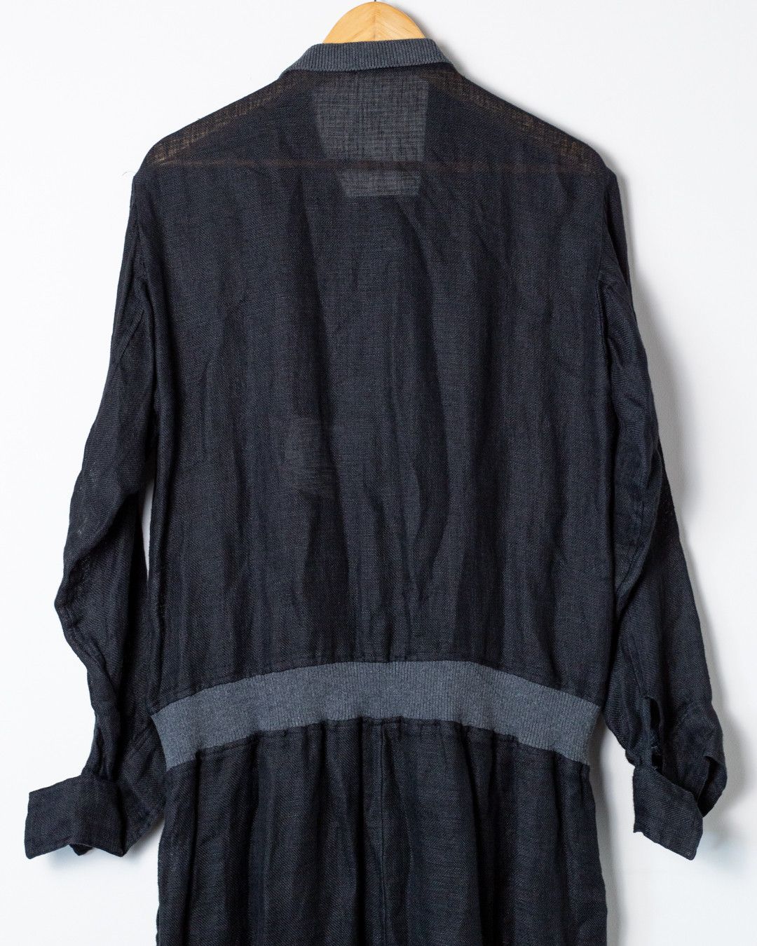 Yohji Yamamoto SS18 MAINLINE LINEN COAT Size US L / EU 52-54 / 3 - 9 Thumbnail