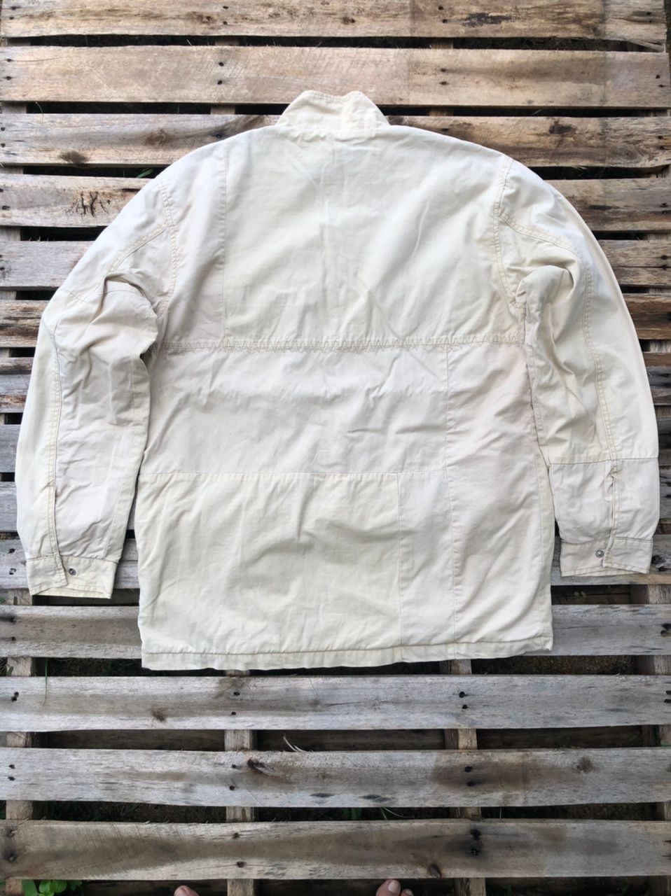 Stussy × Vintage Rare🔥 Vintage Stussy Military Beige Multi Pocket Jacket Size US L / EU 52-54 / 3 - 2 Thumbnail