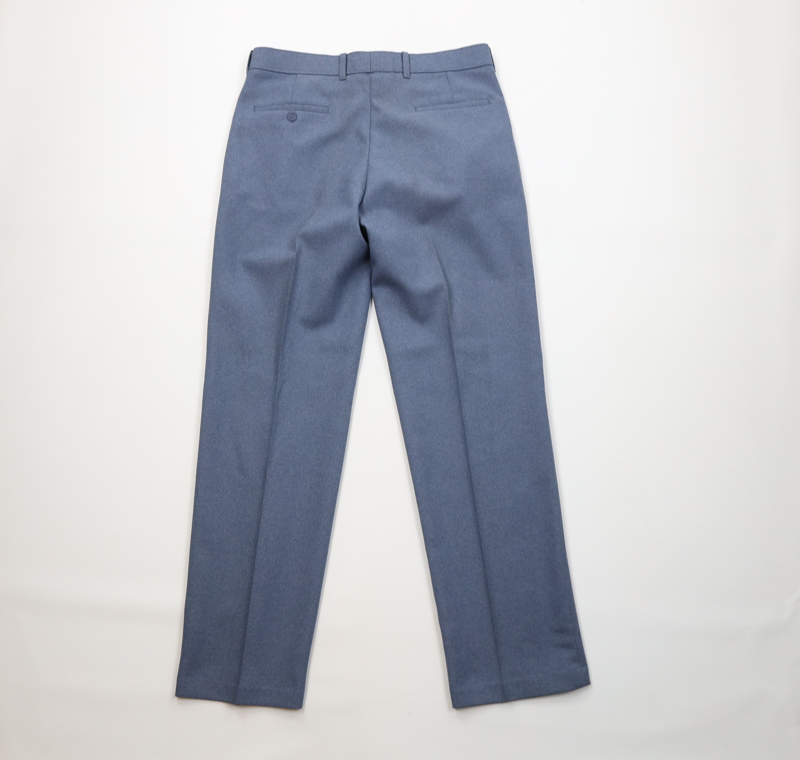 Levi's Vintage 80s Levis Knit Chino Pants Trousers Blue USA Size US 34 / EU 50 - 10 Thumbnail