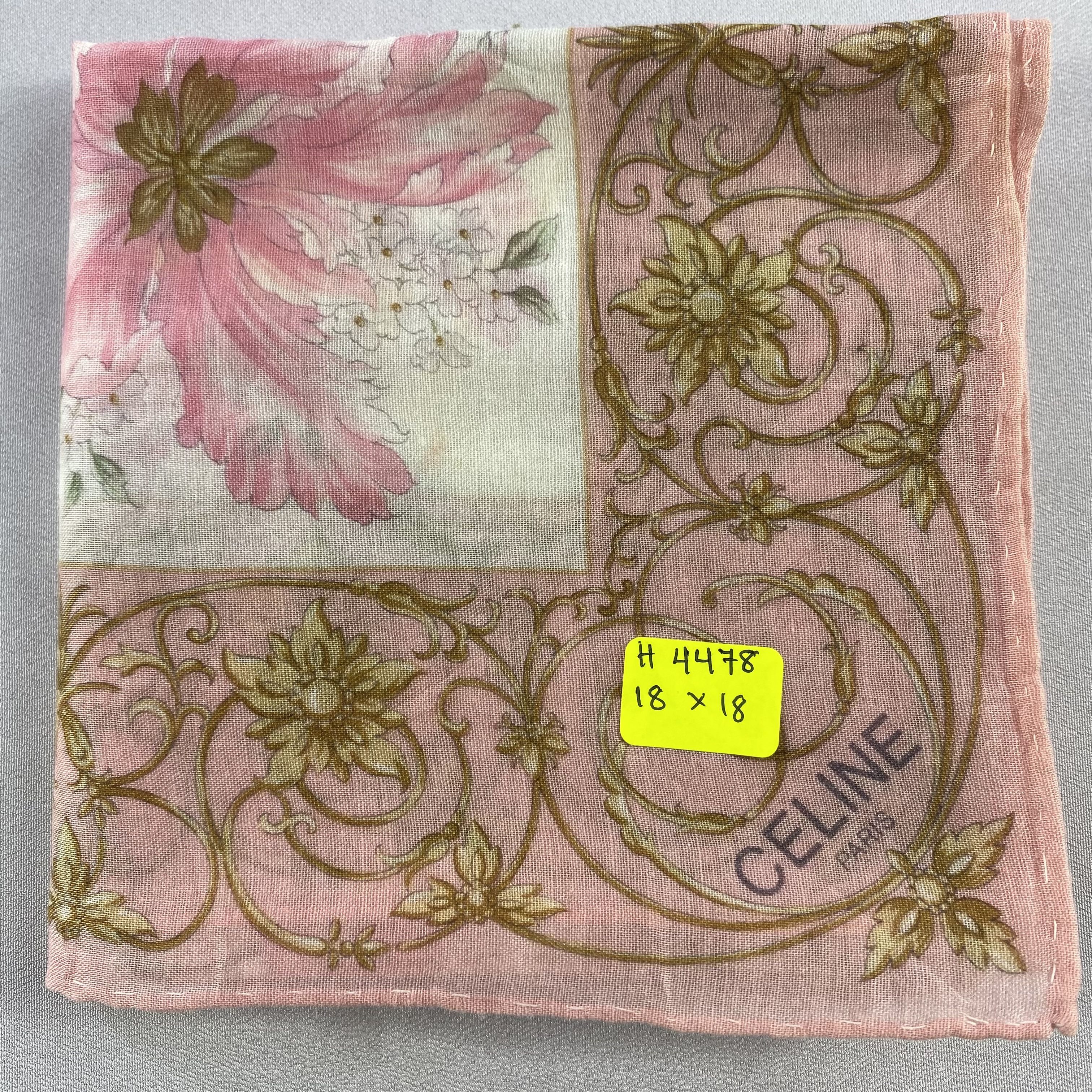 Celine × Vintage Celine Bandana/ Handkerchief / Neckerchief Size ONE SIZE - 5 Thumbnail