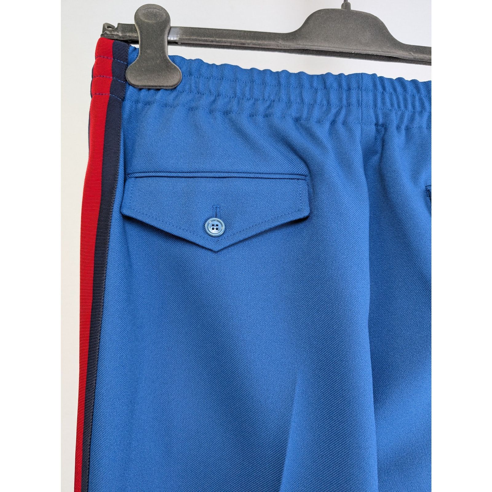Gucci o1rshd1 Casual Pants With Stripe Blue/Red Logo in Blue Size US 32 / EU 48 - 10 Thumbnail