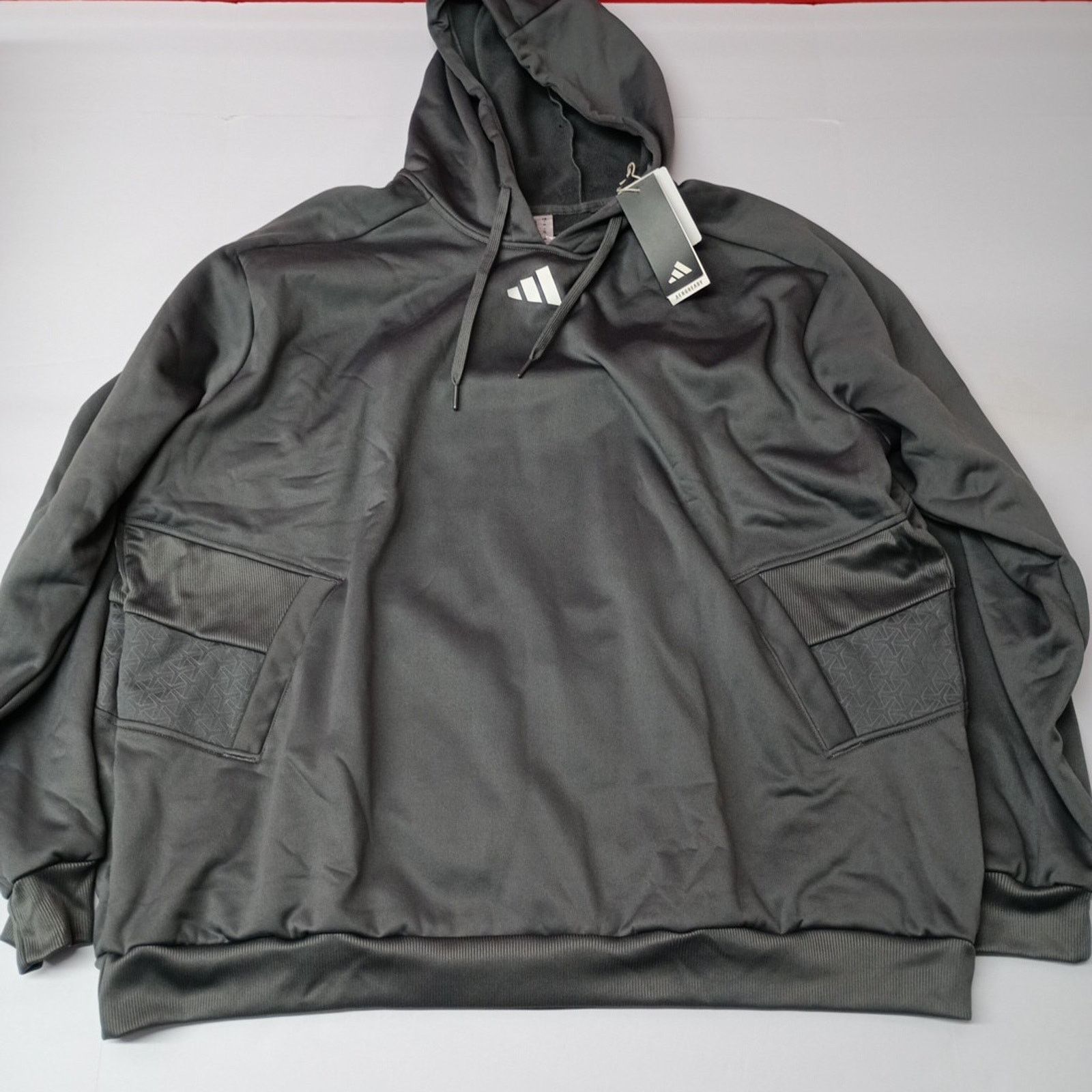 Adidas Adidas Men’s Aeroready Hoodie Size 2XL XXL Gray Hooded Size US XXL / EU 58 / 5 - 1 Thumbnail