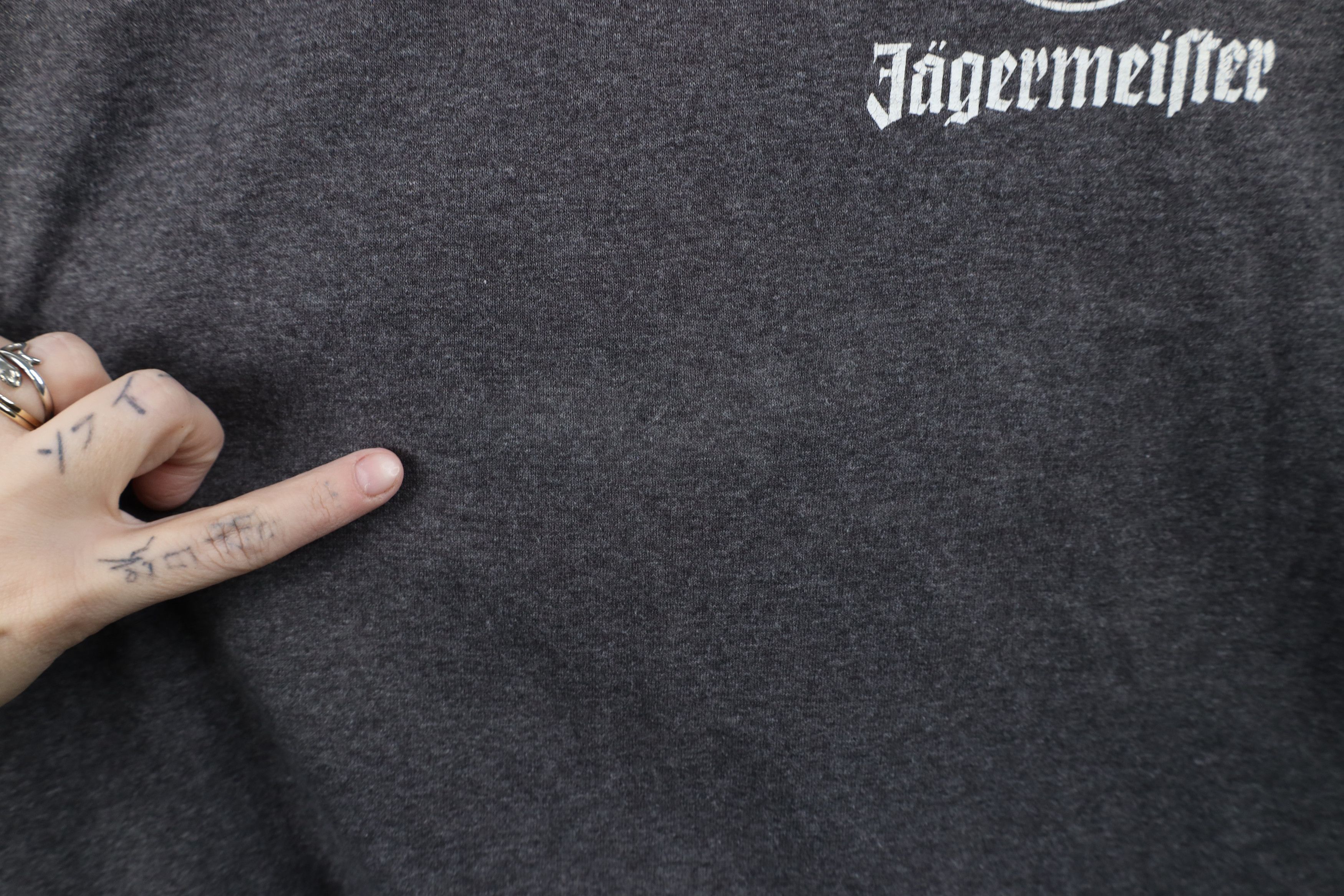 Vintage Vintage Jagermeister A Biker Pissed Spilled Shot T-Shirt Size US XL / EU 56 / 4 - 5 Thumbnail