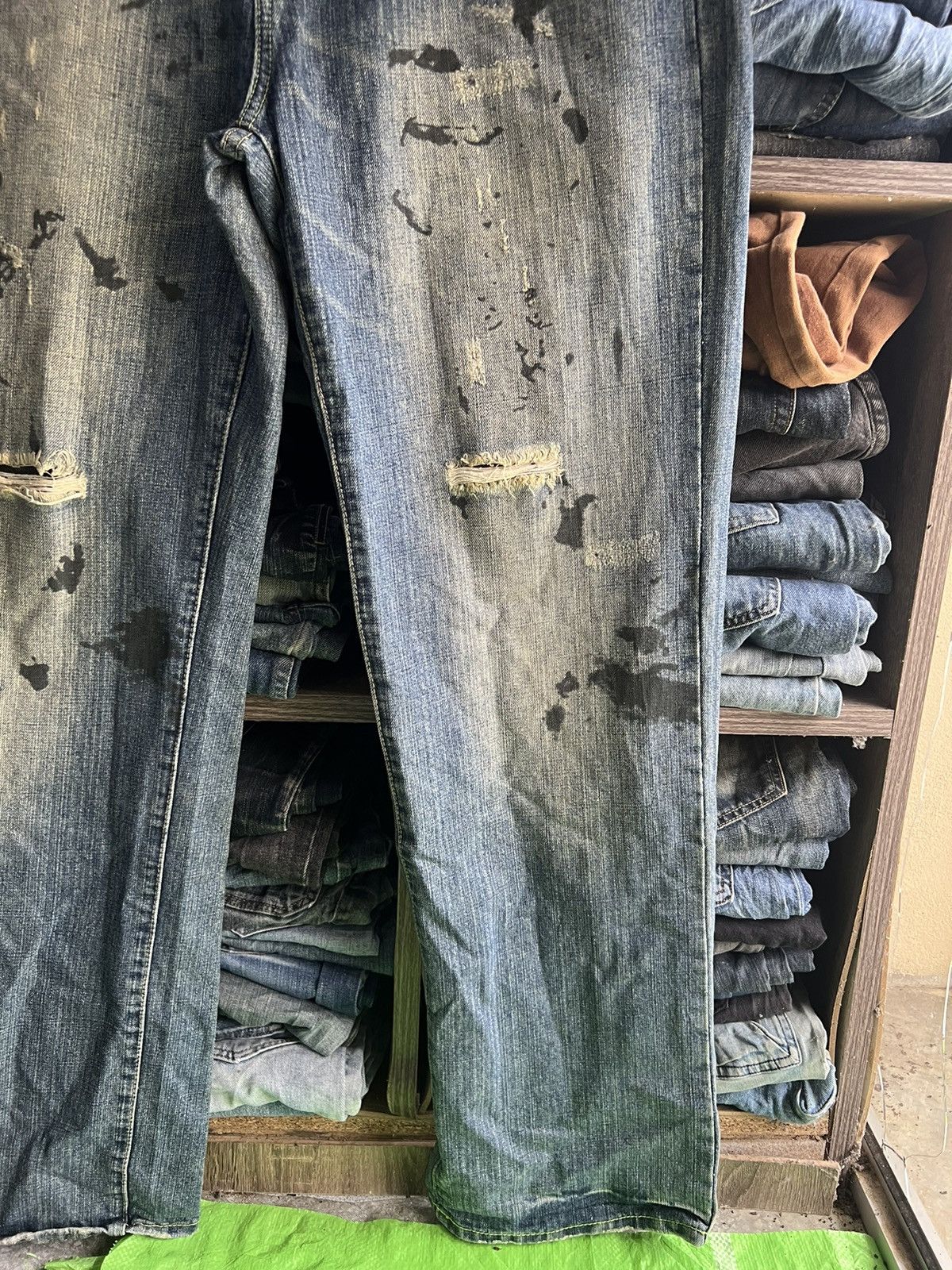 Abercrombie & Fitch 🔥Abercrombie & Fitch Boot Cut Distressed Denim Size US 36 / EU 52 - 7 Thumbnail
