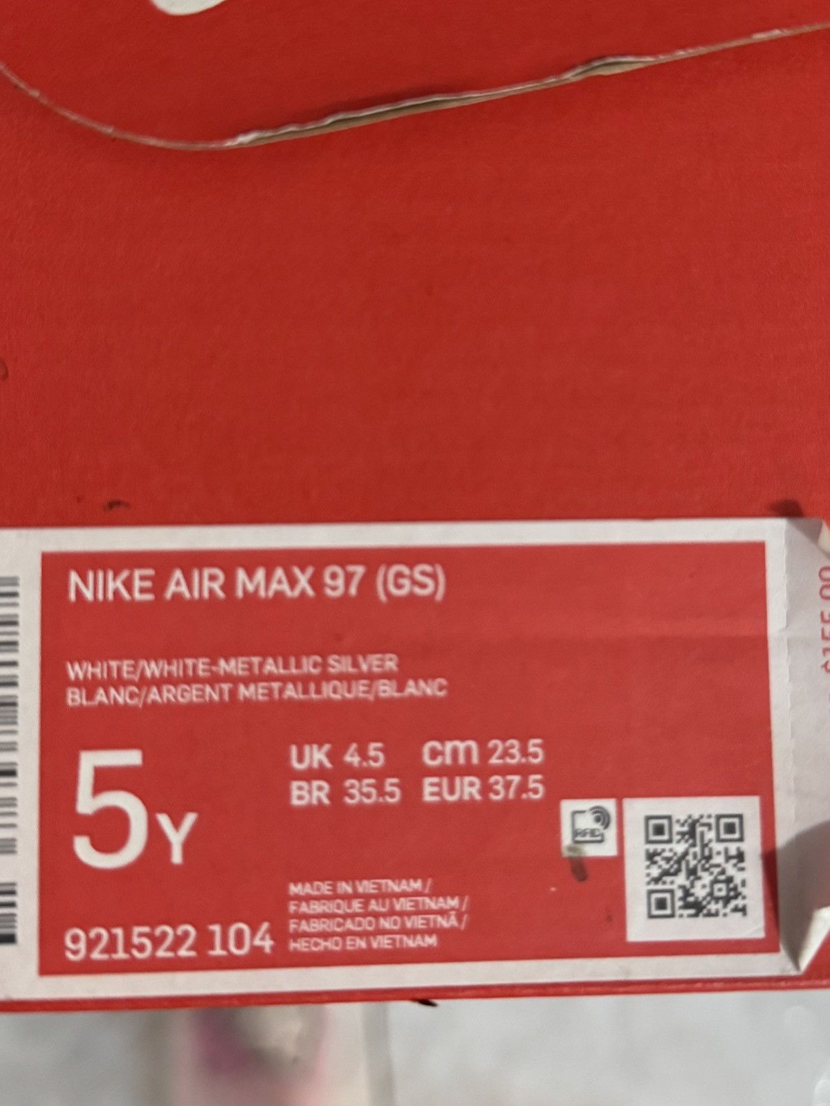 Nike Nike Air Max 97 (GS) Size US 5 / EU 37 - 6 Thumbnail