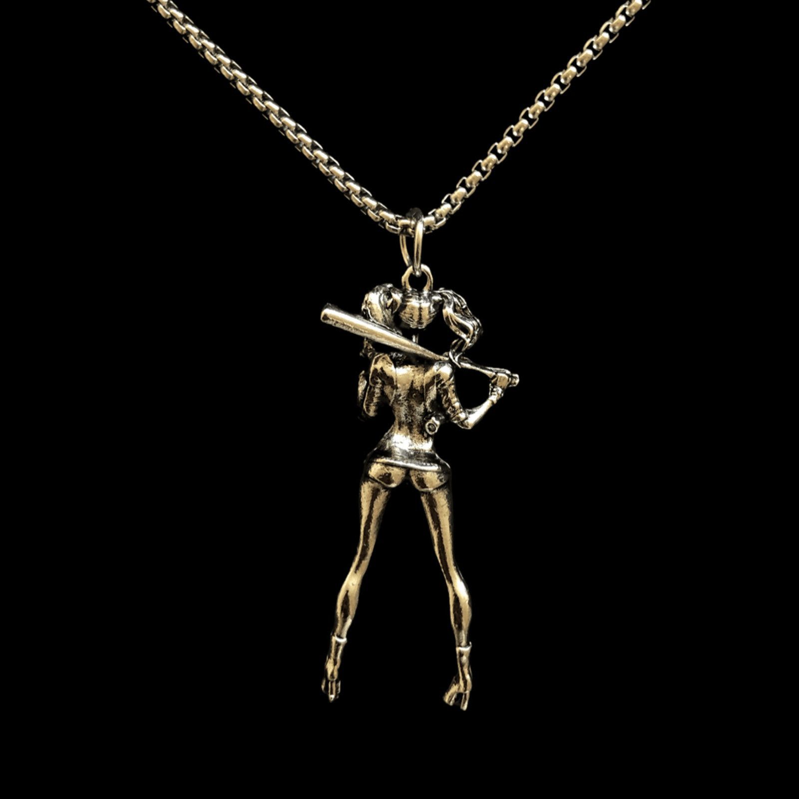 Jewelry Punk Necklace Gothic Chain Size ONE SIZE - 4 Thumbnail