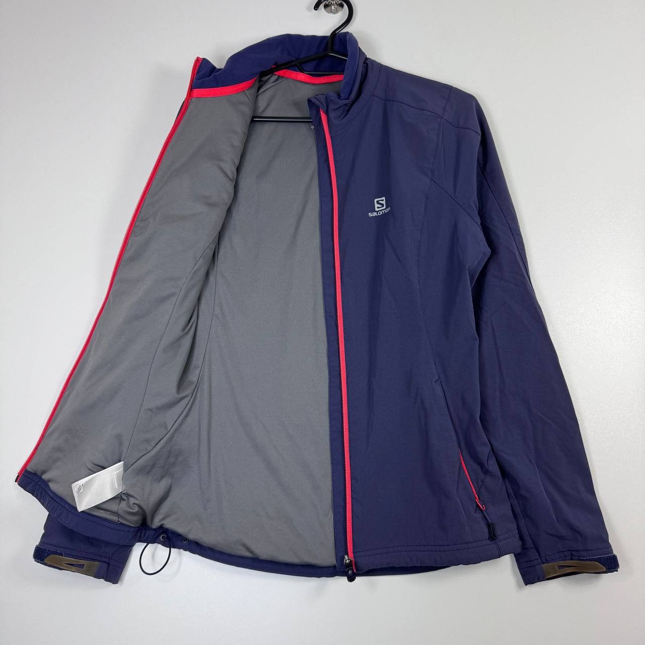 Salomon Salomon ClimaWind Jacket Womens Blue Full Zip Running L Size XS / US 0-2 / IT 36-38 - 10 Thumbnail